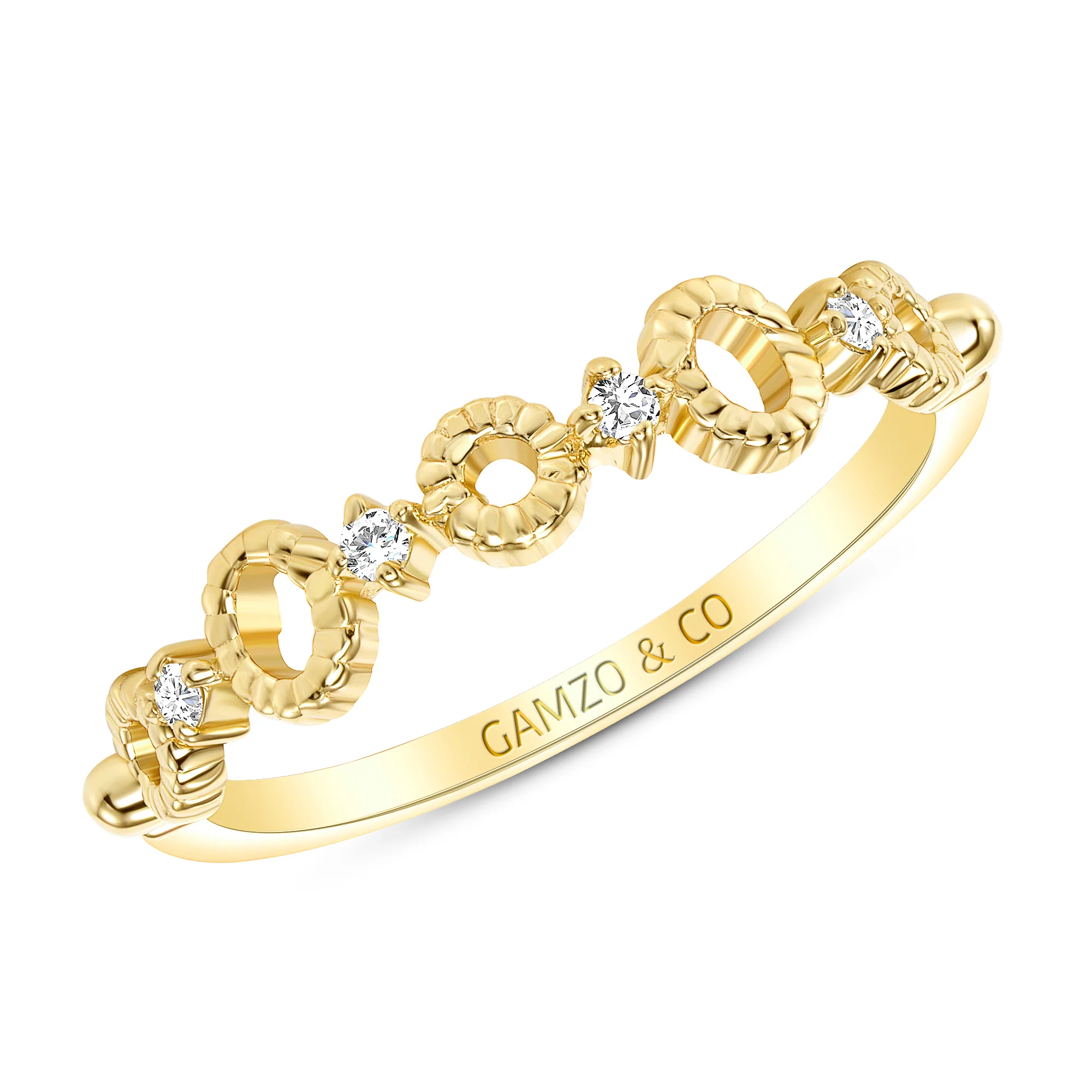 Circle Beauty Ring, Stackable Ring - Image 3