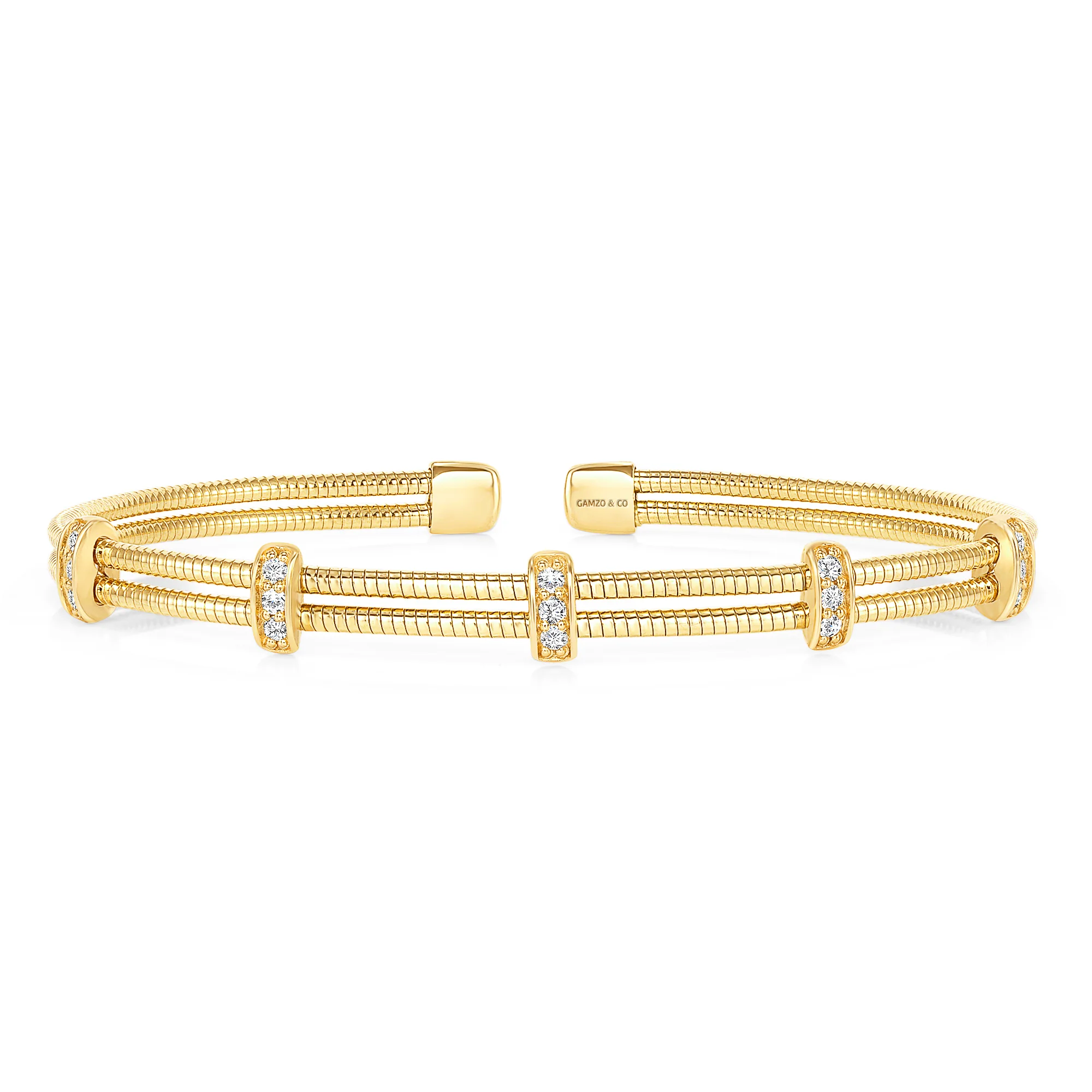 Couture Cuff, Diamond Bangle - Image 3