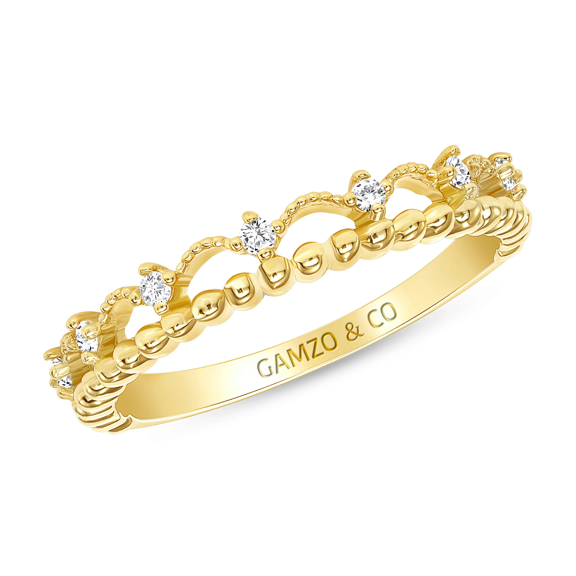 Crown Ring, Stackable Rings - Image 3