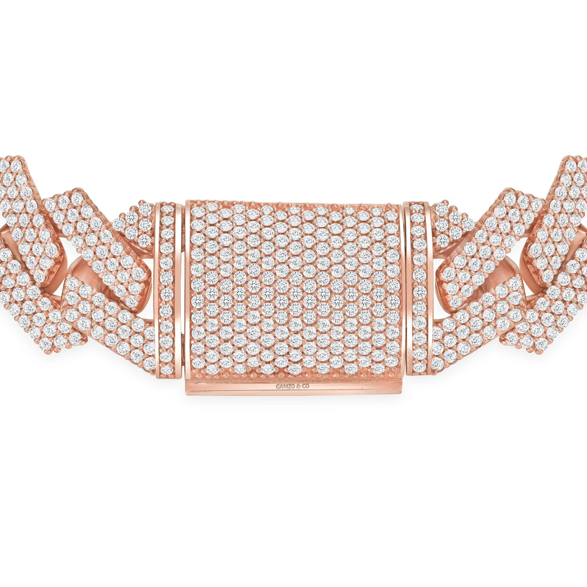 Diamond Miami Cuban Necklace - 14k Gold 15mm - Image 3