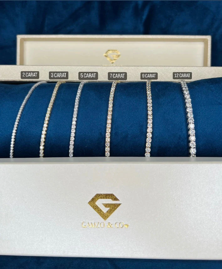 Lab Grown Diamond Tennis Bracelet - Classic Round Cut - Image 3