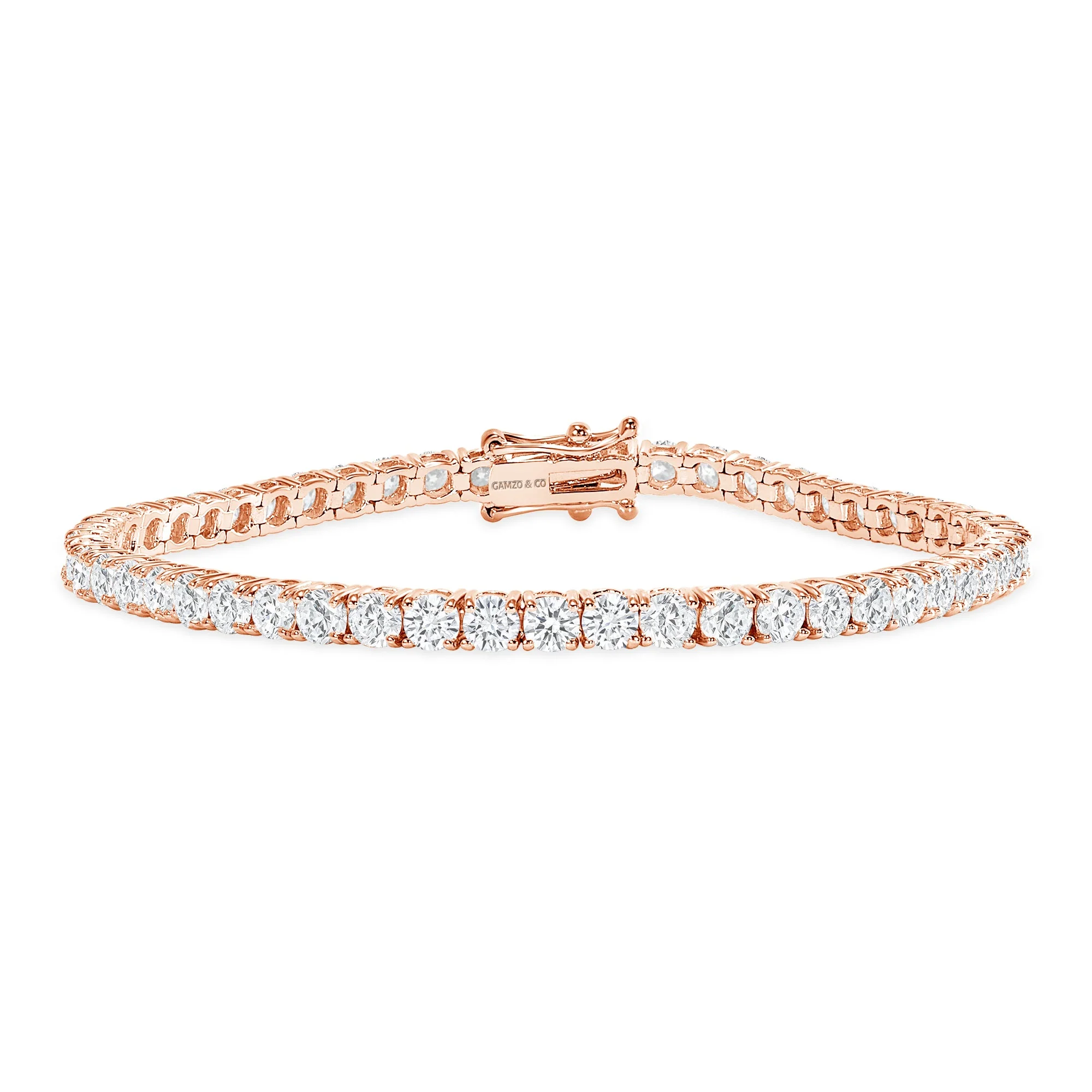Lab Grown Diamond Tennis Bracelet - Classic Round Cut - Image 8