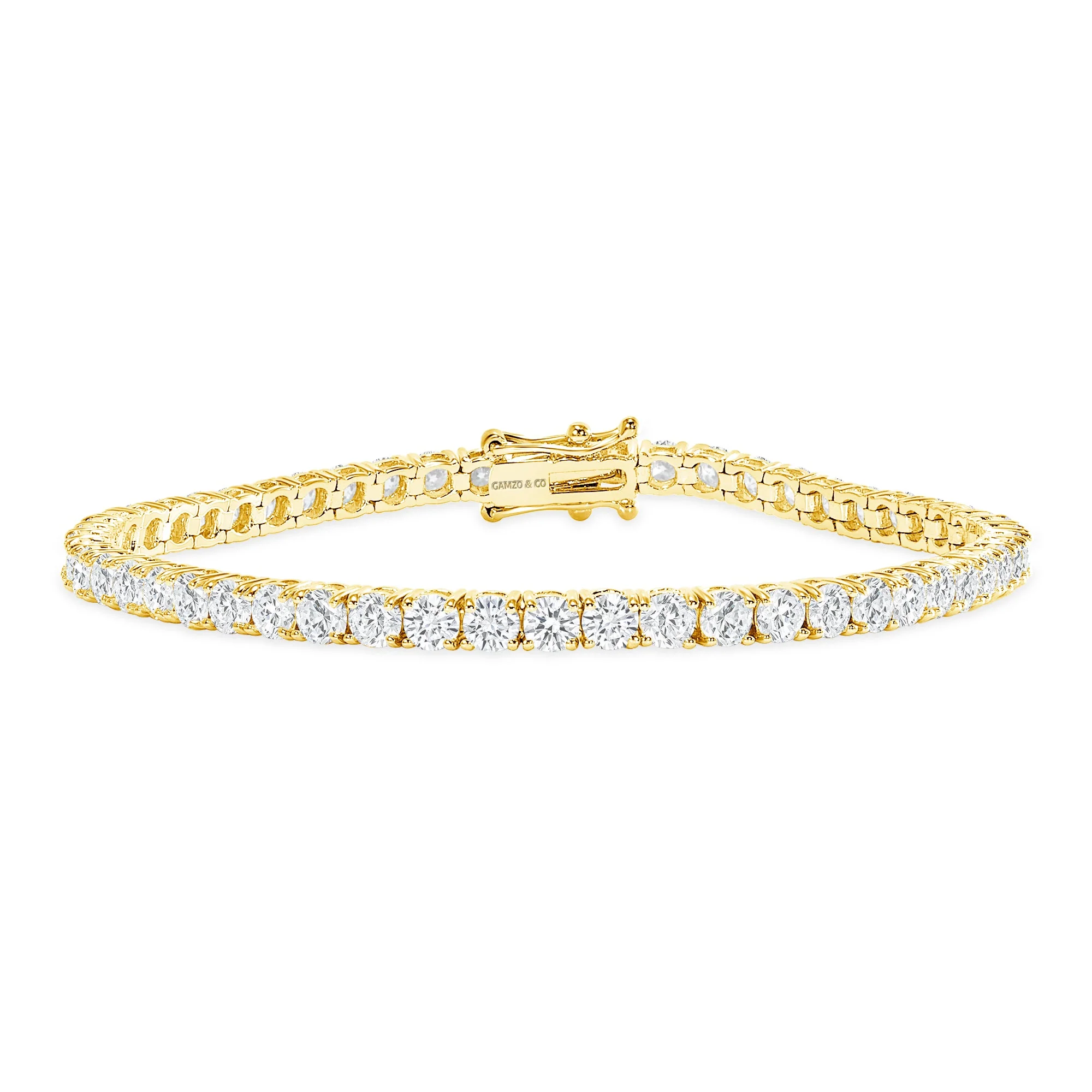 Lab Grown Diamond Tennis Bracelet - Classic Round Cut - Image 9