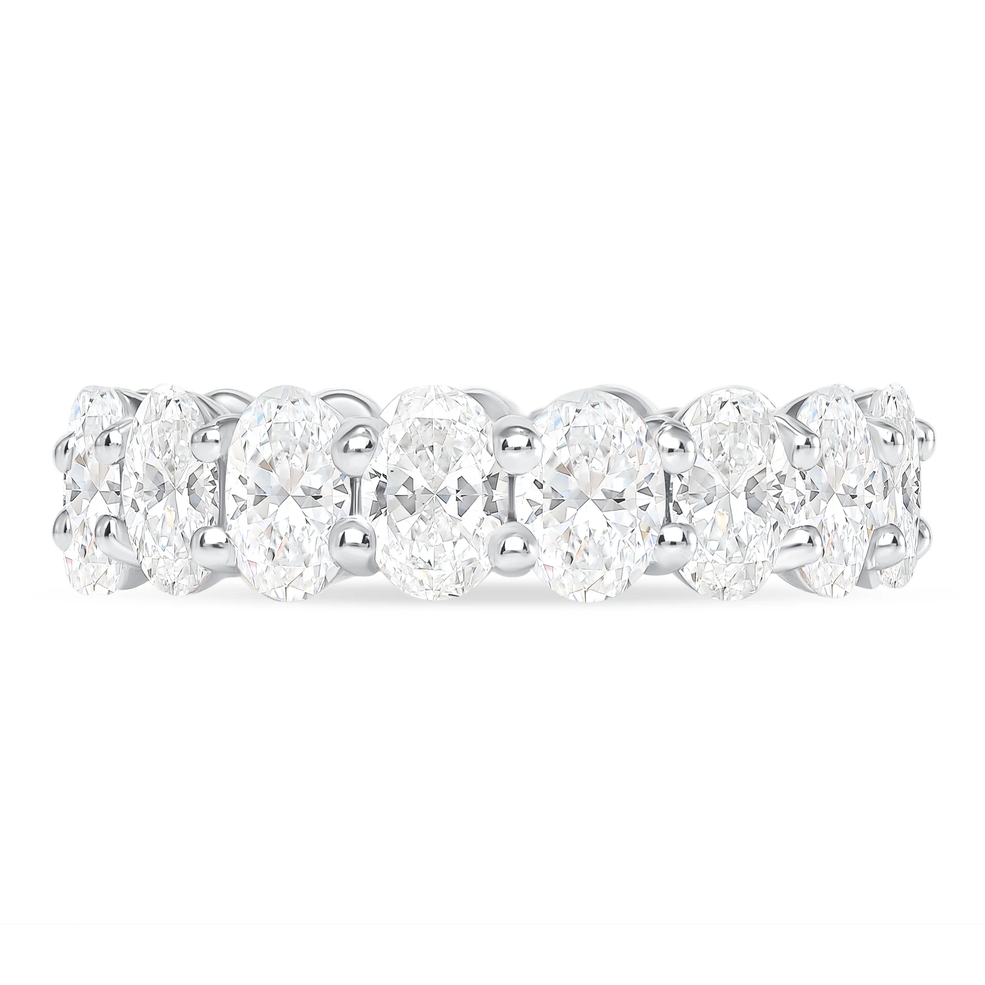Oval Cut Natural Eternity Band. 2 Carat, 3 Carat, 4 Carat - Image 10