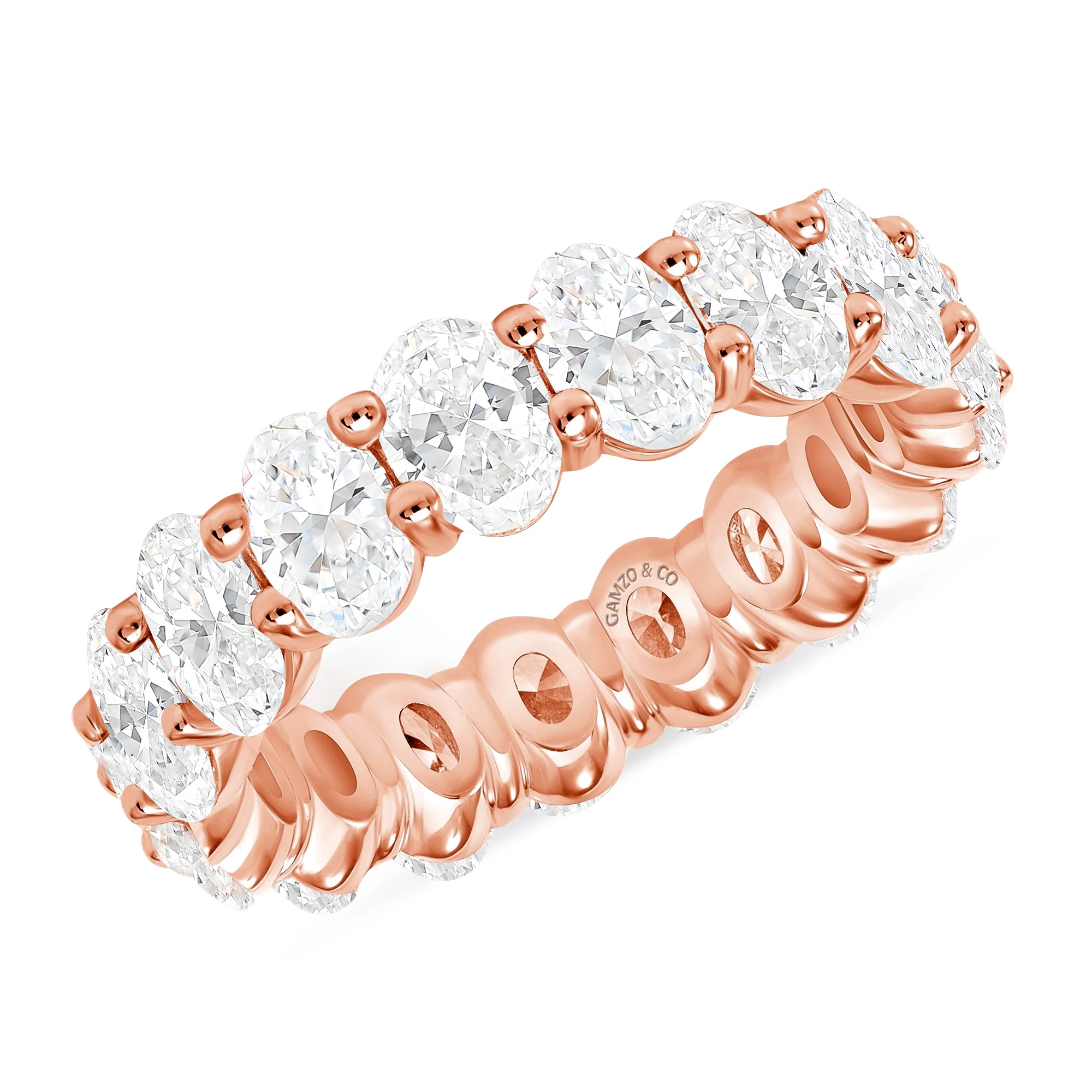 Oval Cut Natural Eternity Band. 2 Carat, 3 Carat, 4 Carat - Image 7