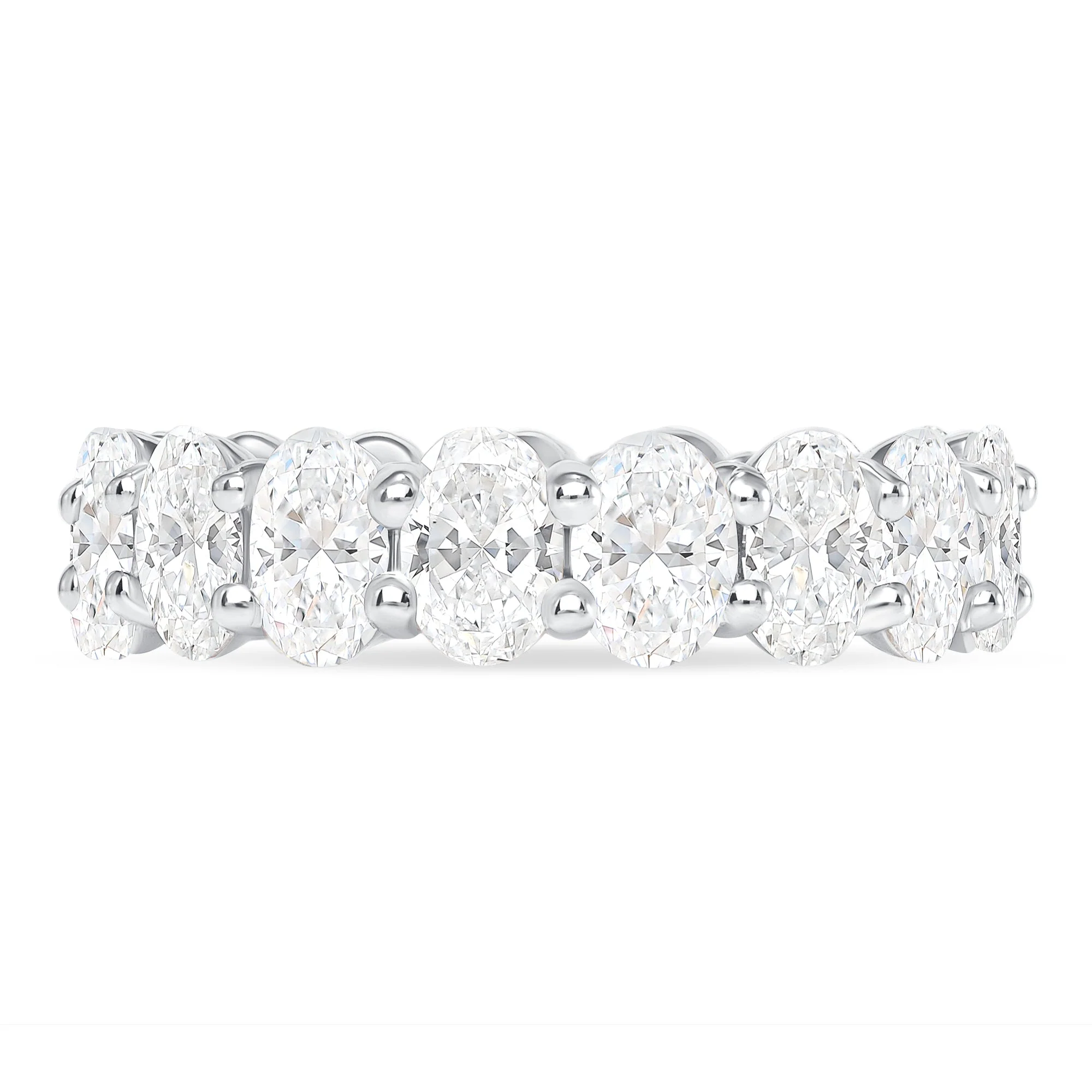 Oval Cut Lab Grown Diamond - Full Eternity Band - Image 10