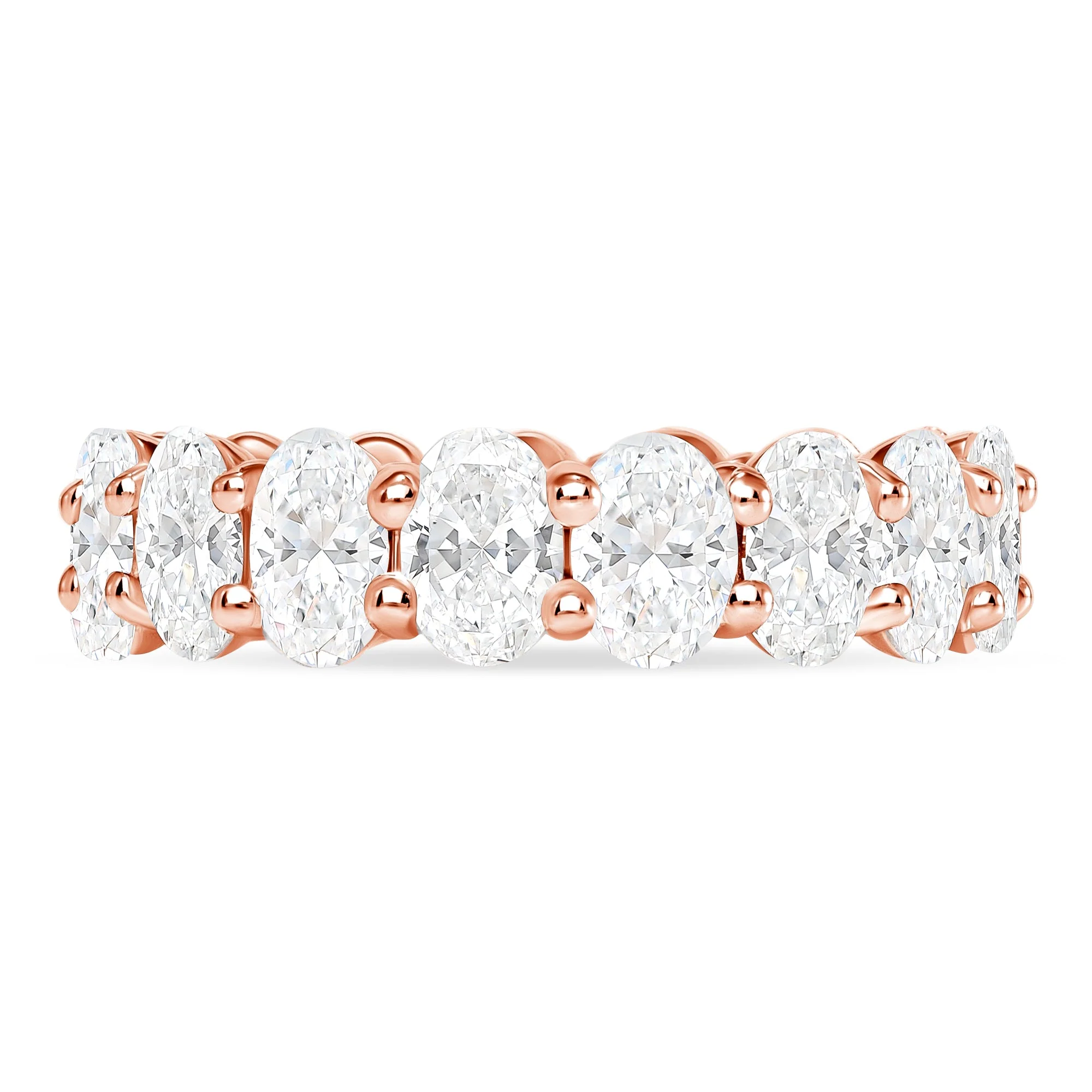 Oval Cut Lab Grown Diamond - Full Eternity Band - Image 11