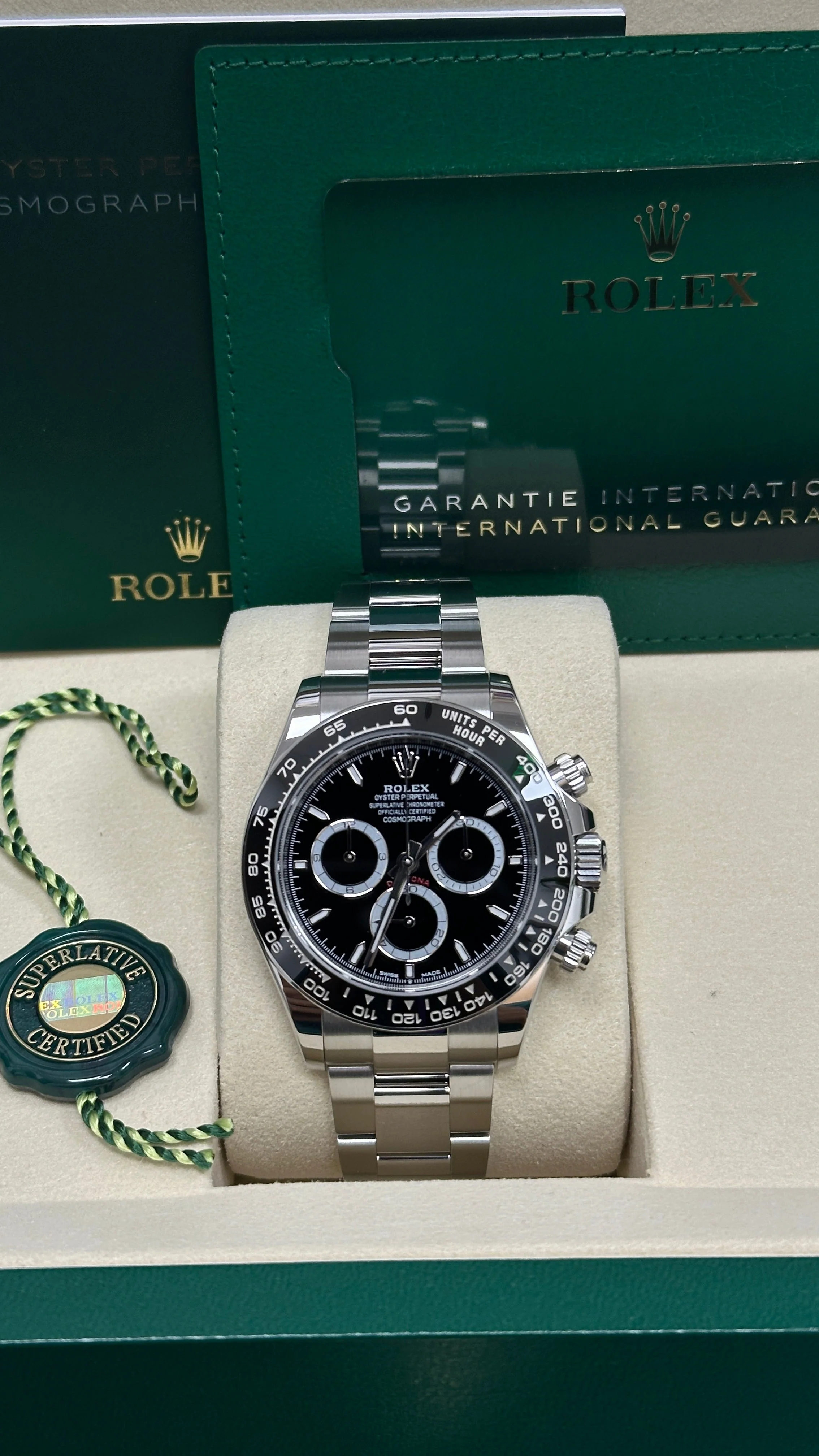 Rolex Cosmograph Daytona 40mm Black Dial Black Ceramic Bezel 126500LN – New 2025 / 2026 - Image 3