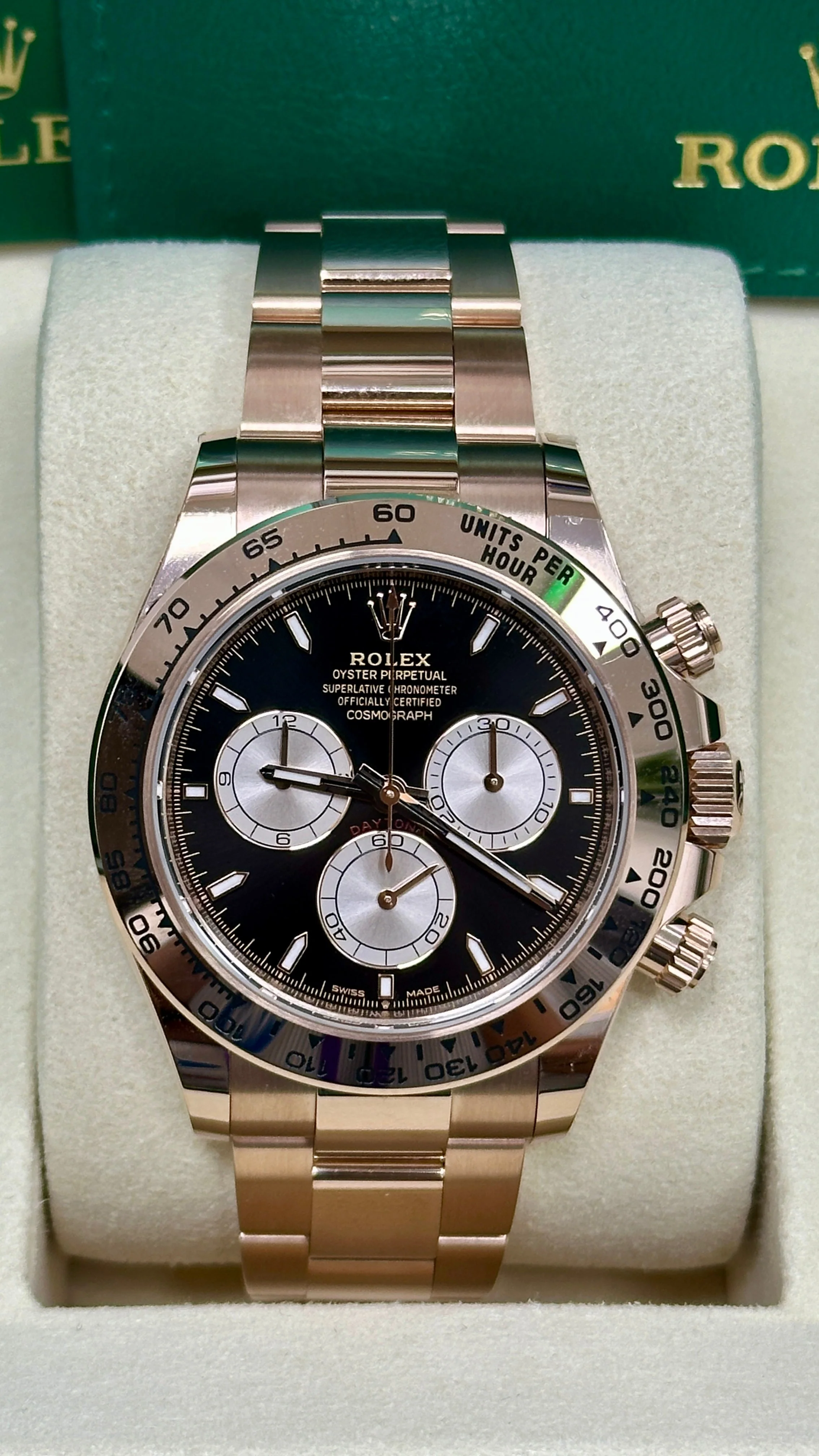 Rolex Cosmograph Daytona 40mm Everose Gold Black Dial 126505 – New 2025 / 2026 - Image 2