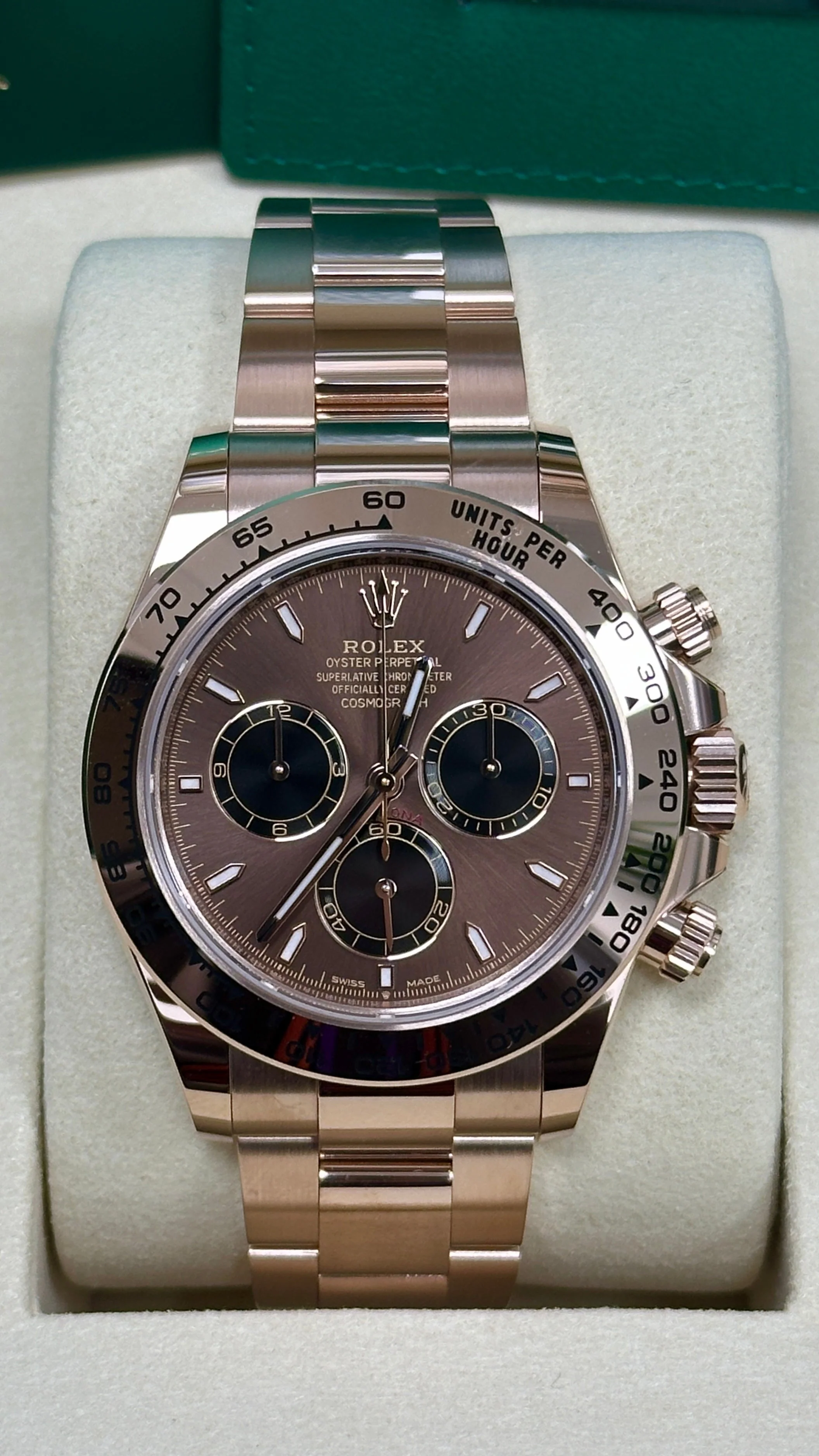 Rolex Cosmograph Daytona 40mm Everose Gold Chocolate Dial 126505 – New 2025 - Image 2