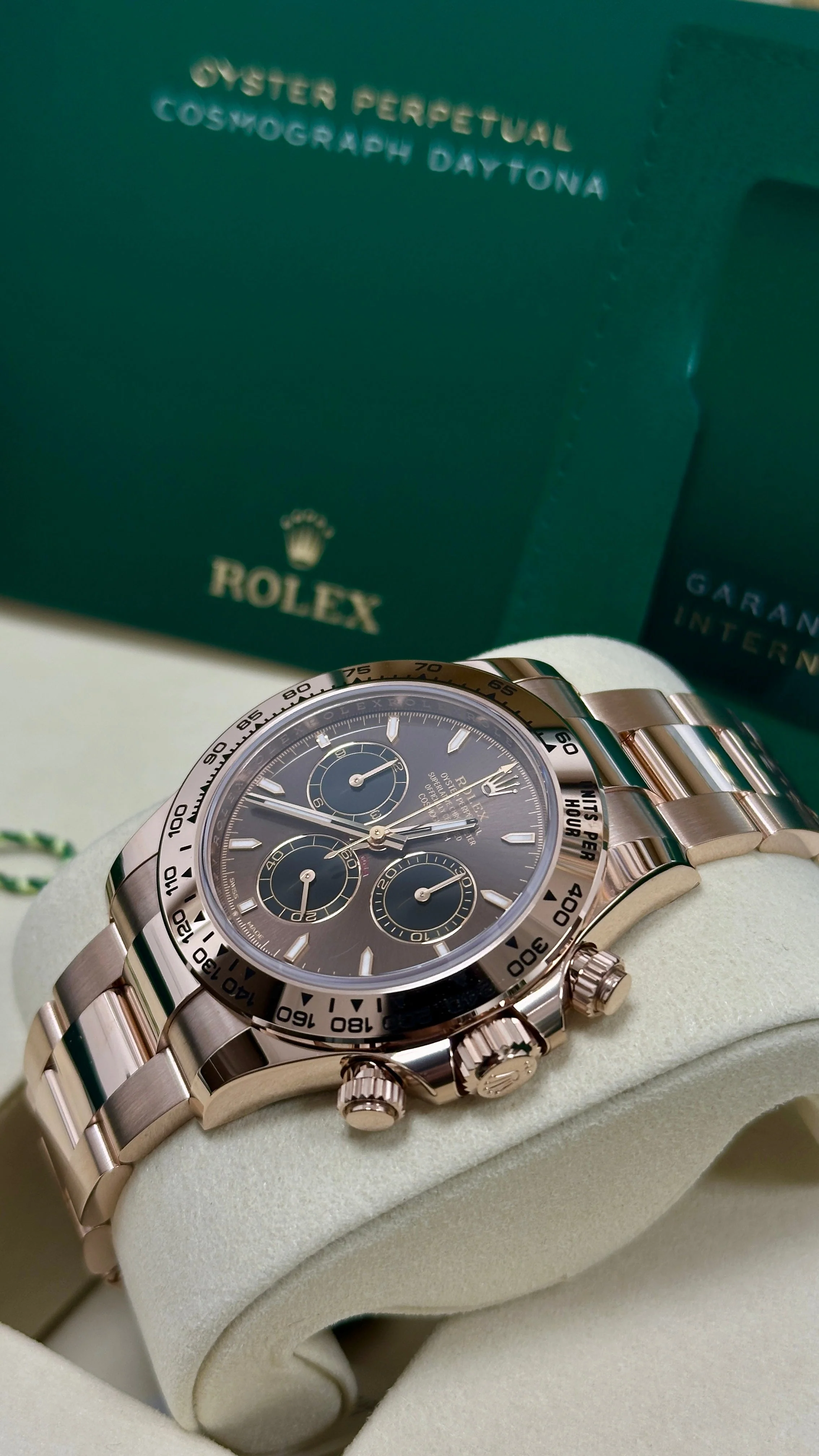 Rolex Cosmograph Daytona 40mm Everose Gold Chocolate Dial 126505 – New 2025 - Image 5