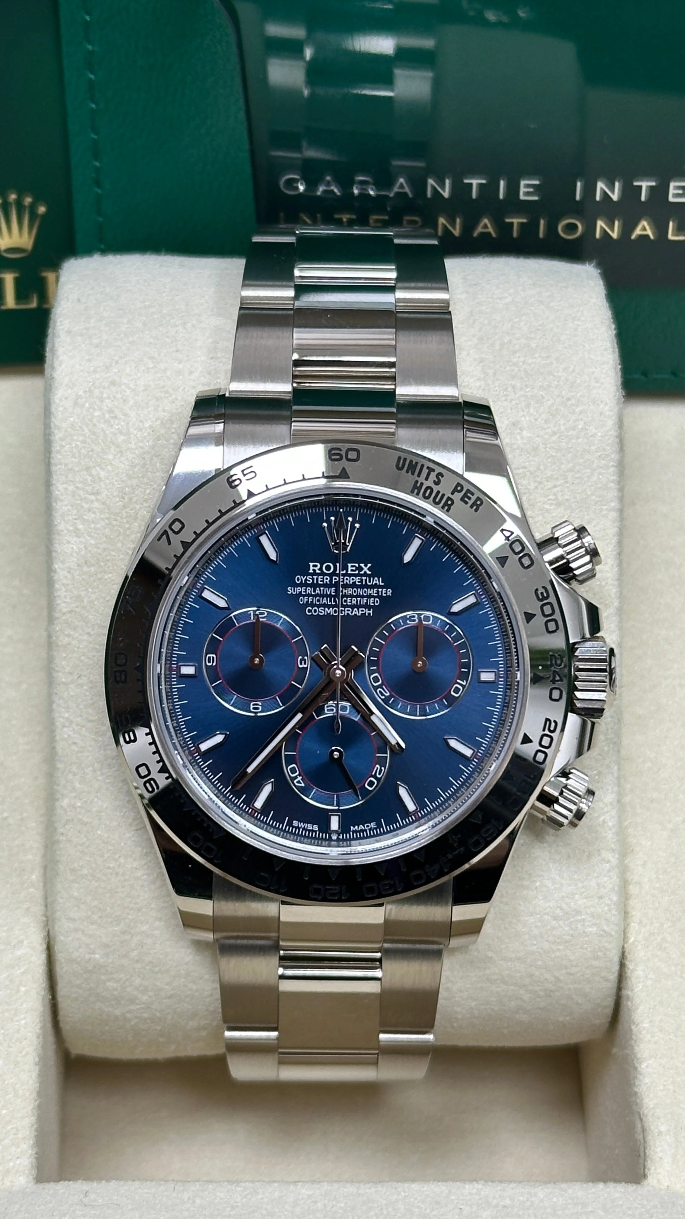 Rolex Cosmograph Daytona 40mm White Gold Blue Dial 126509 – New 2025 / 2026 - Image 2