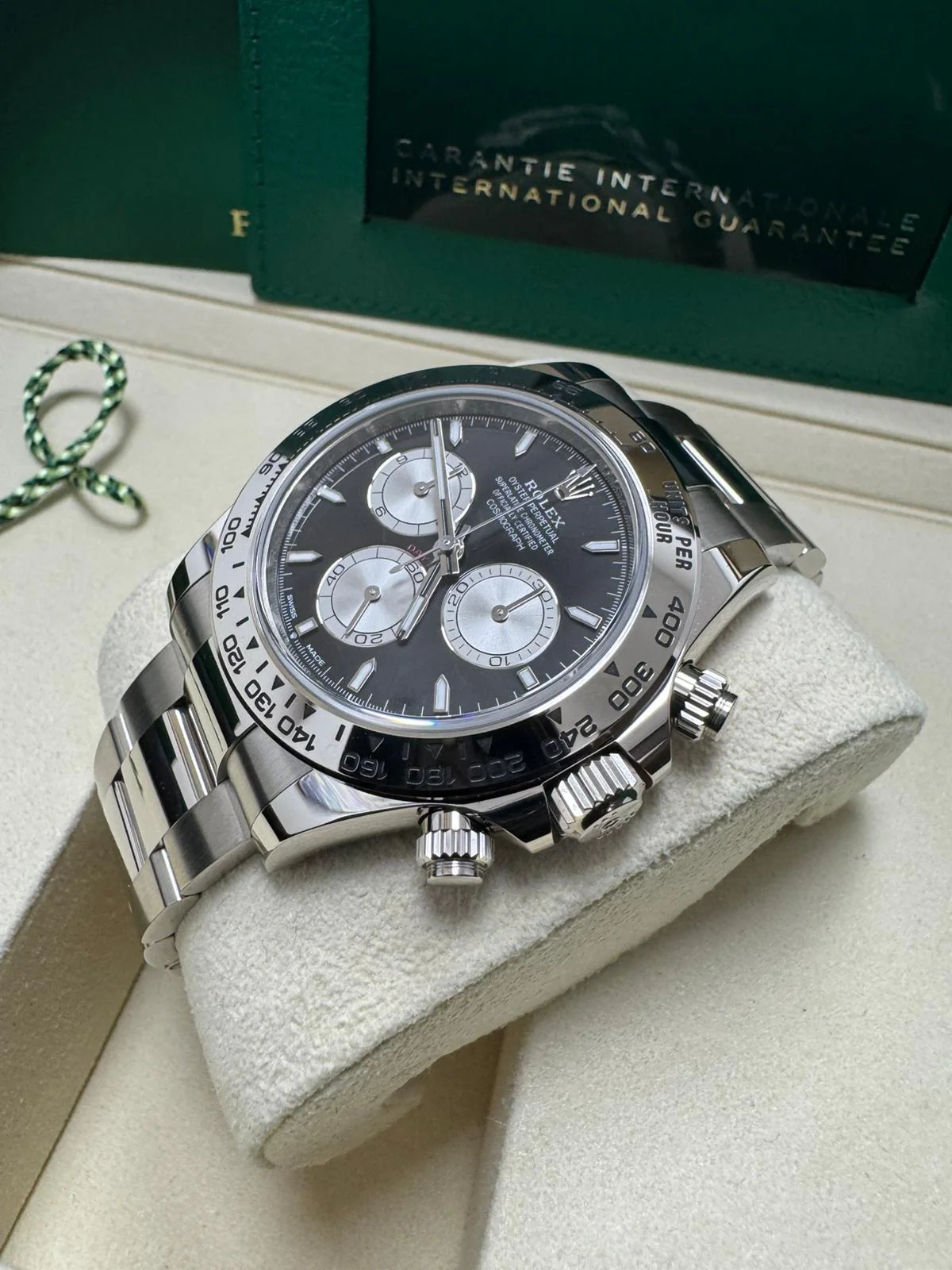 Rolex Cosmograph Daytona "Baby Le Mans" 40mm White Gold Black Dial 126509 – New 2025 - Image 4