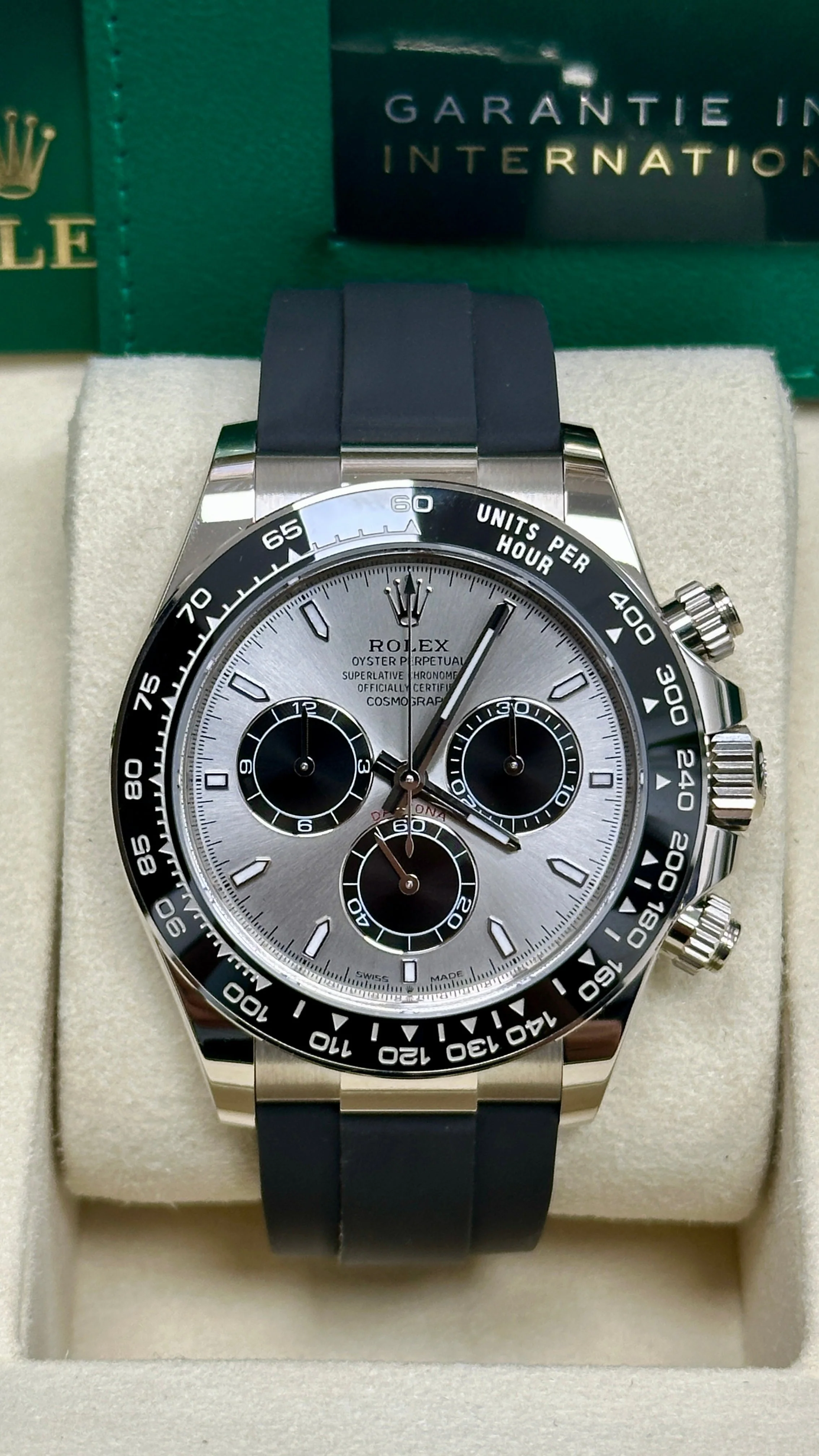 Rolex Cosmograph Daytona "Ghost" 40mm White Gold Grey Dial Oysterflex 126519LN – New 2025 / 2026 - Image 2