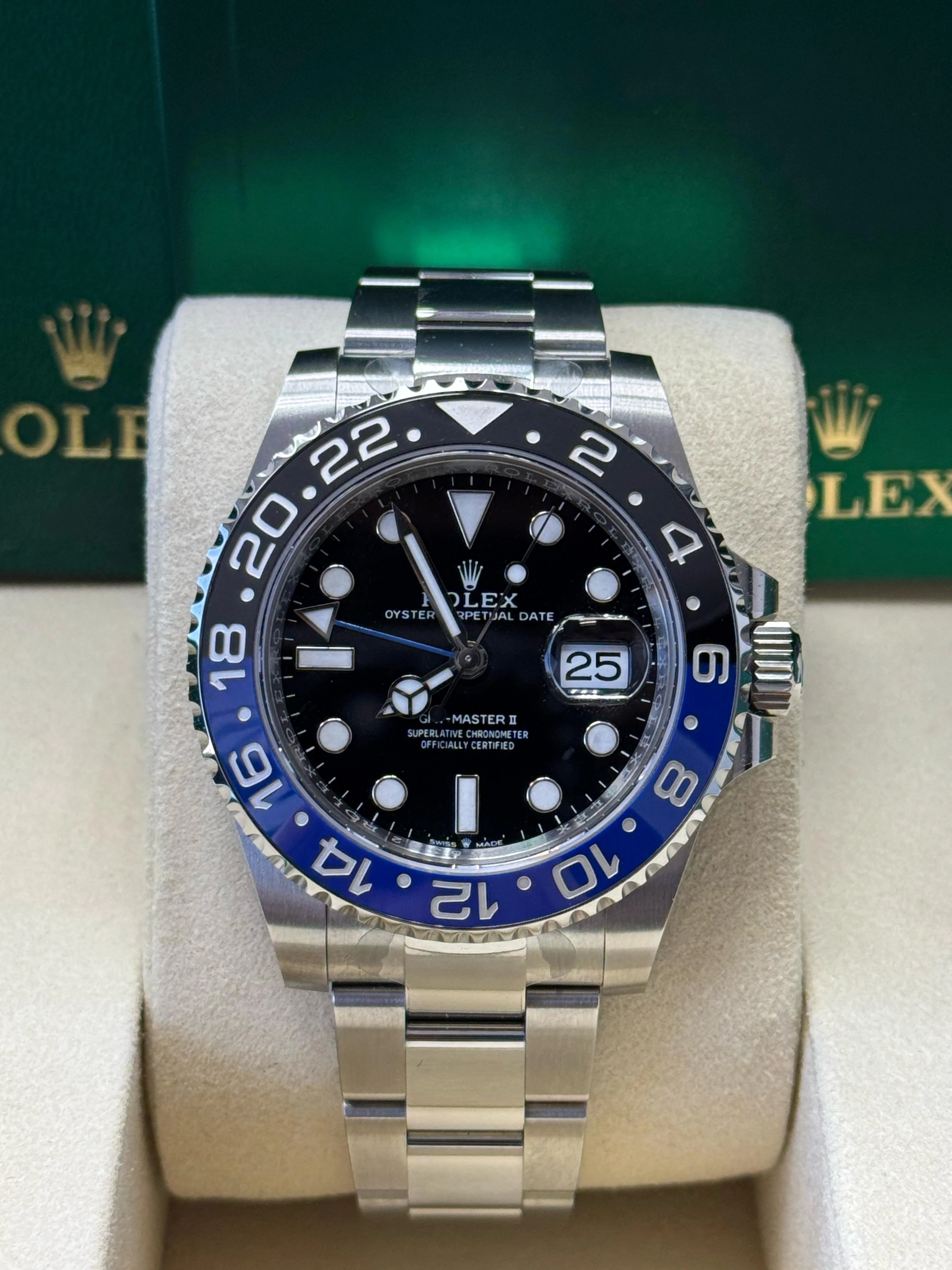 Rolex GMT-Master II "Batman" 40mm Black Dial Blue and Black Bezel Oyster Bracelet 126710BLNR – New 2025 / 2026 - Image 2
