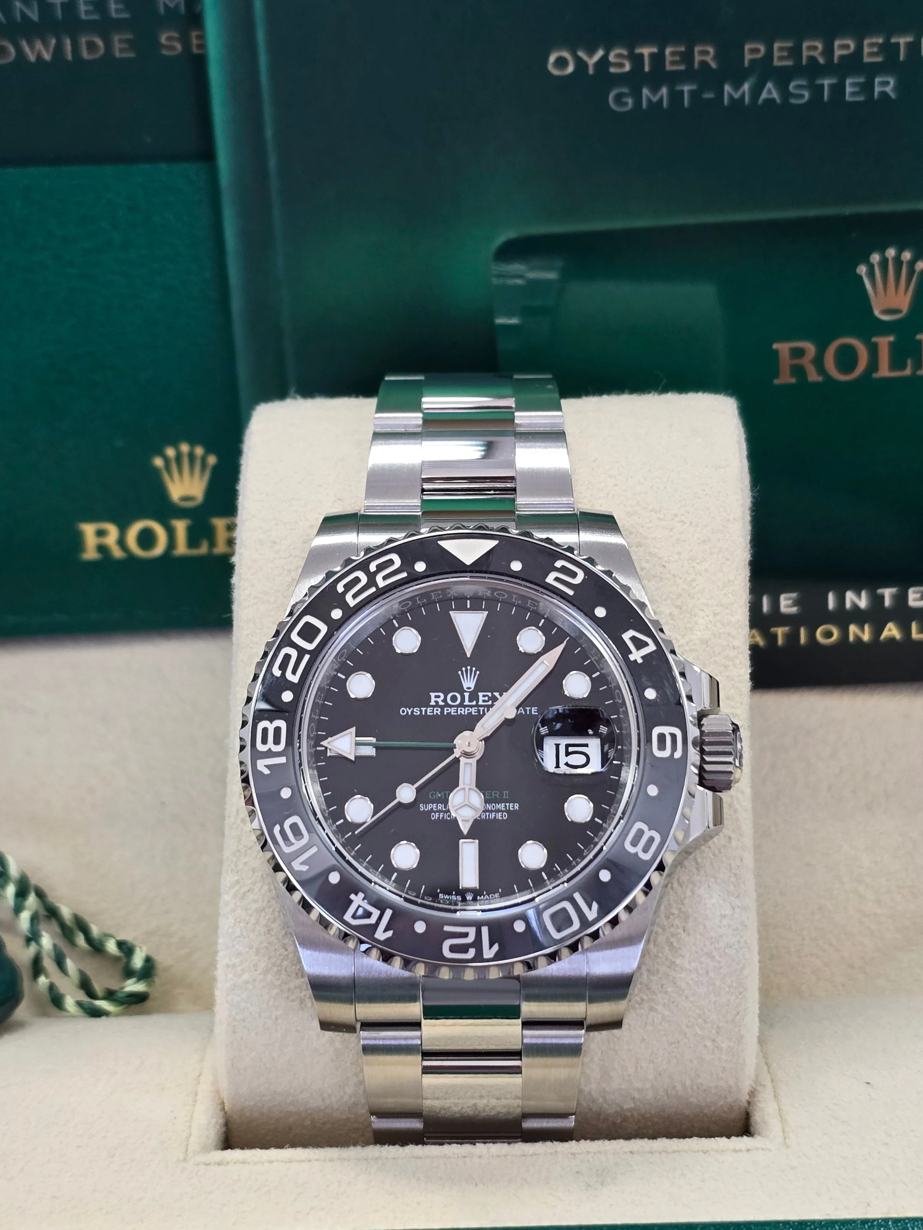 Rolex GMT-Master II "Bruce Wayne" 40mm Black Dial Black Bezel Oyster Bracelet 126710GRNR – New 2025 / 2026 - Image 2