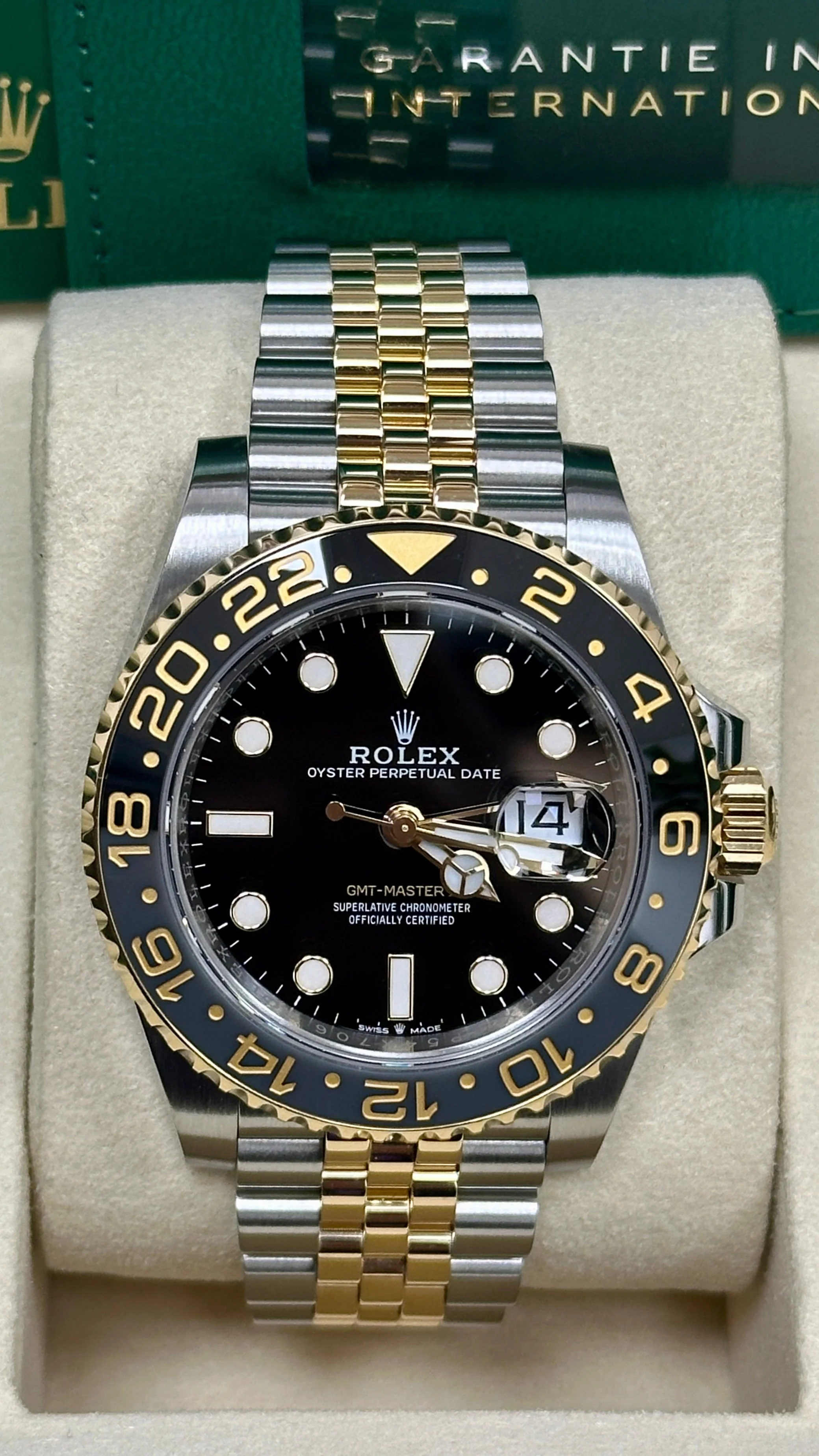 Rolex GMT-Master II "Bumblebee / Zombie" 40mm Two-Tone Yellow Gold Black Dial Black Bezel Jubilee Bracelet 126713GRNR – New 2025 / 2026 - Image 2