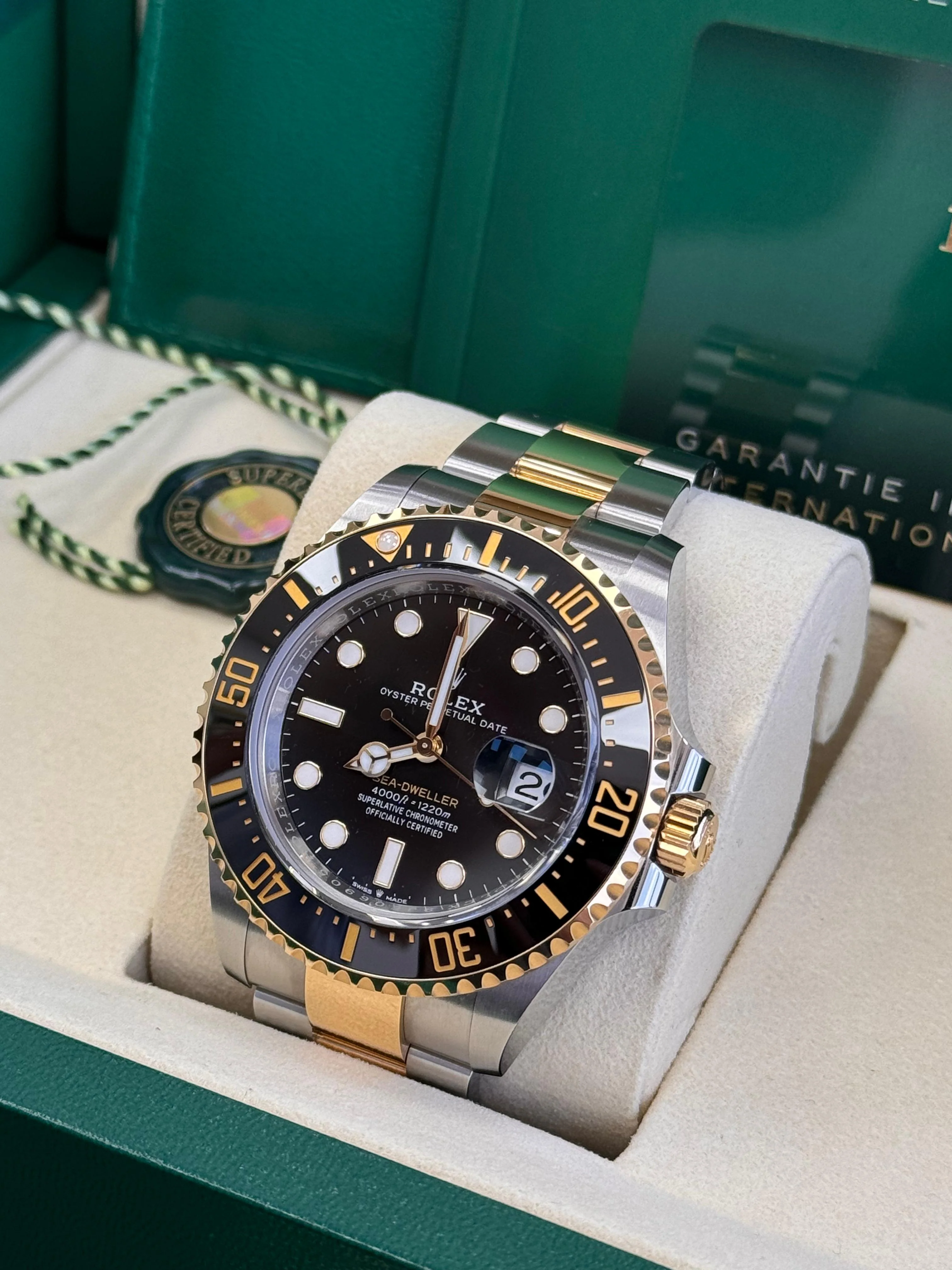 Rolex Sea-Dweller 43mm Two-Tone Yellow Gold Black Dial - 126603 - New 2025 - Image 2