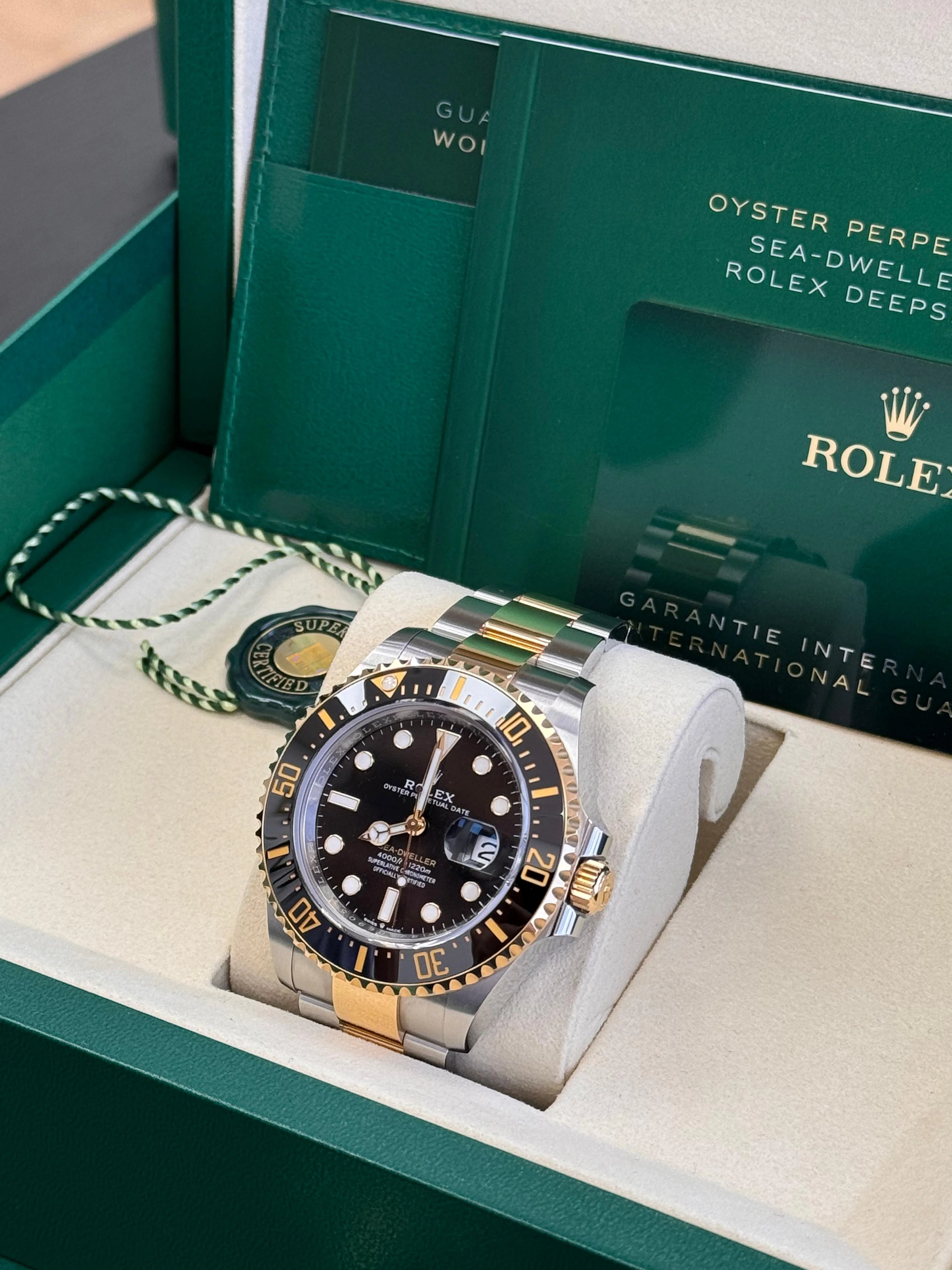 Rolex Sea-Dweller 43mm Two-Tone Yellow Gold Black Dial - 126603 - New 2025 - Image 3