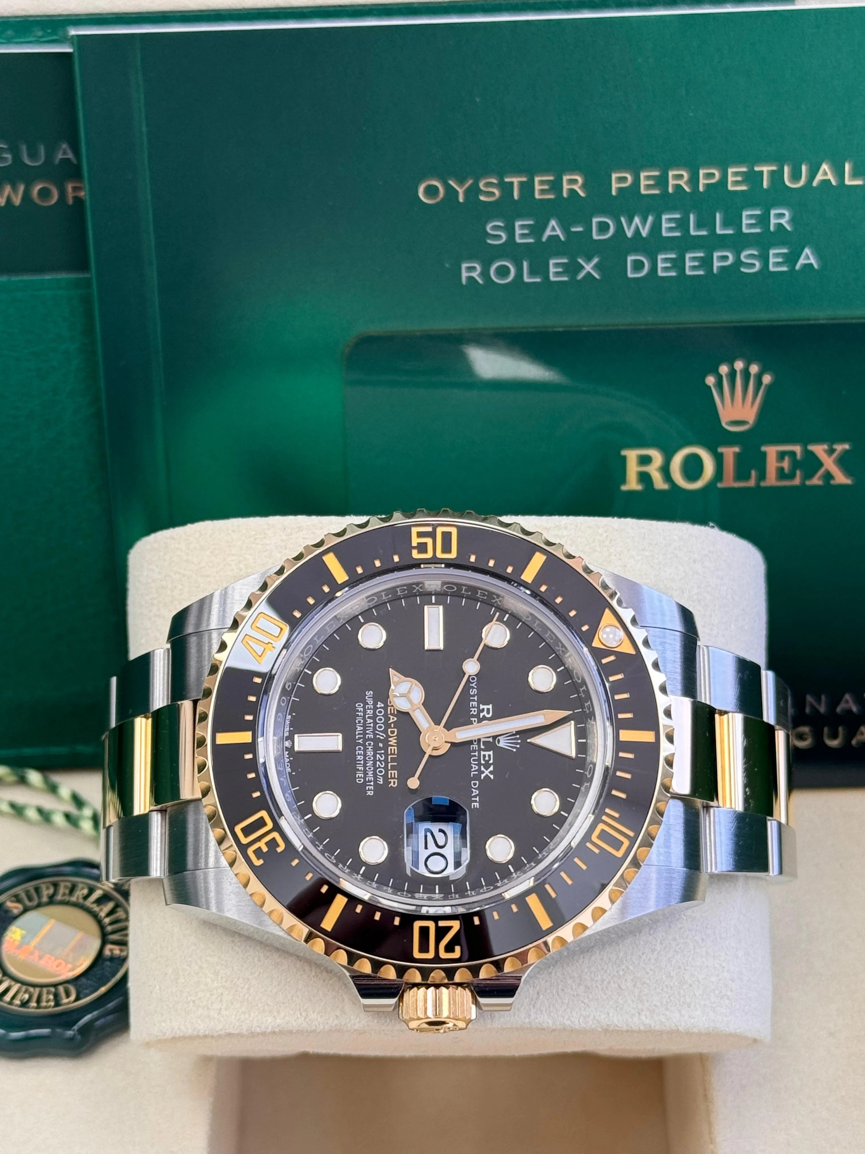Rolex Sea-Dweller 43mm Two-Tone Yellow Gold Black Dial - 126603 - New 2025 - Image 5