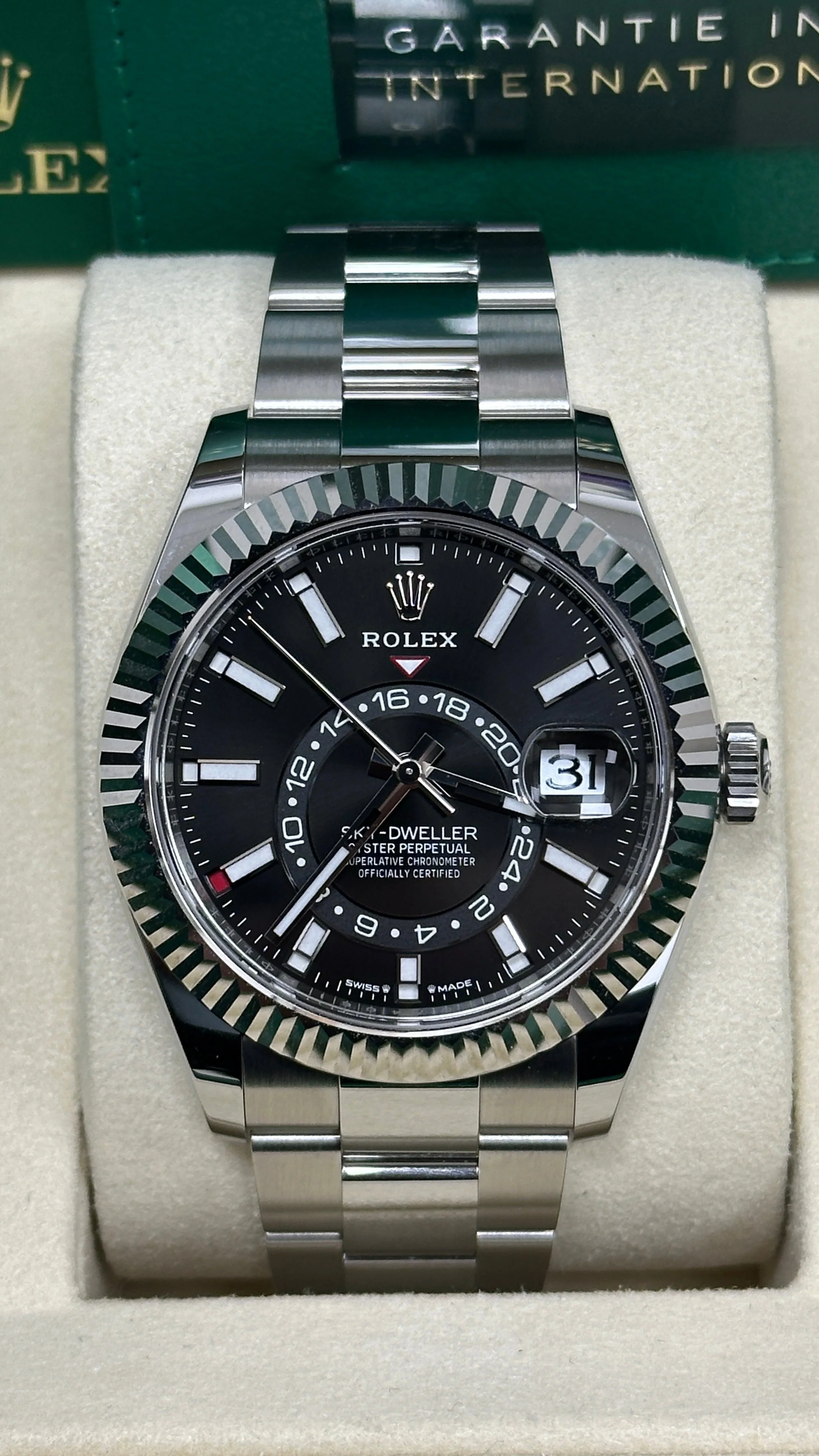 Rolex Sky-Dweller 42mm Black Dial Oyster Bracelet 336934 – New 2025 / 2026 - Image 2