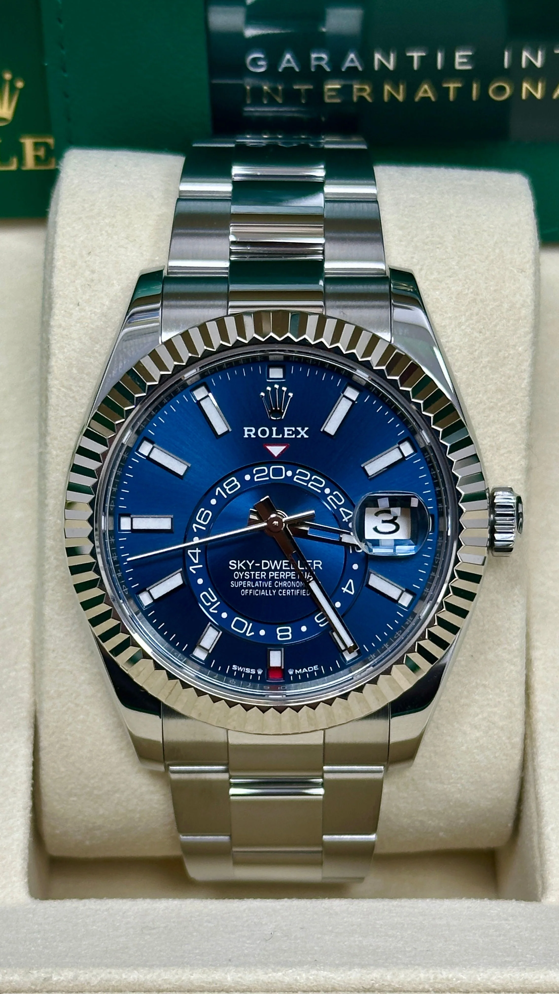 Rolex Sky-Dweller 42mm Blue Dial Oyster Bracelet 336934 – New 2025 / 2026 - Image 2