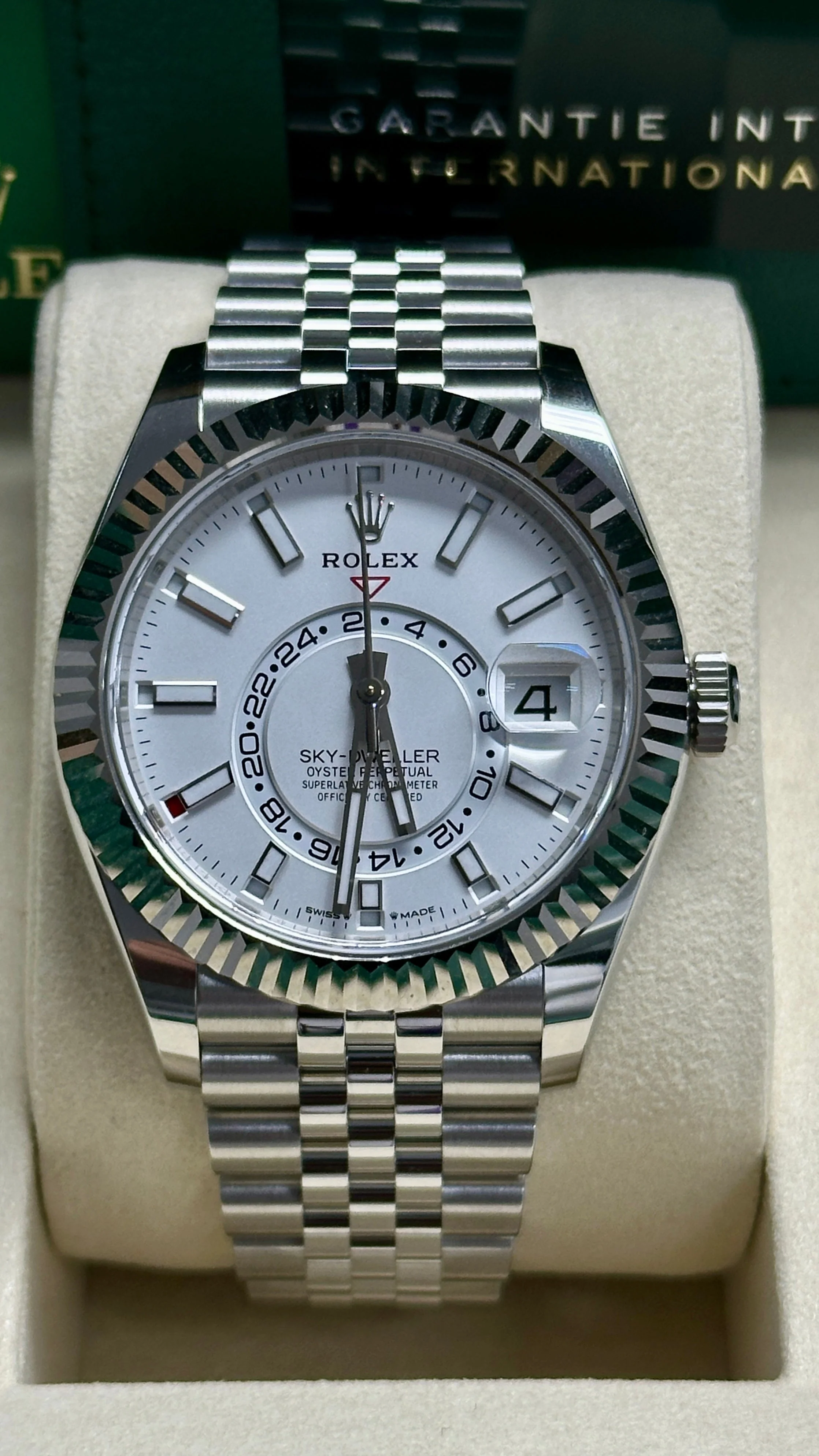 Rolex Sky-Dweller 42mm White Dial Jubilee Bracelet 336934 – New 2025 / 2026 - Image 2