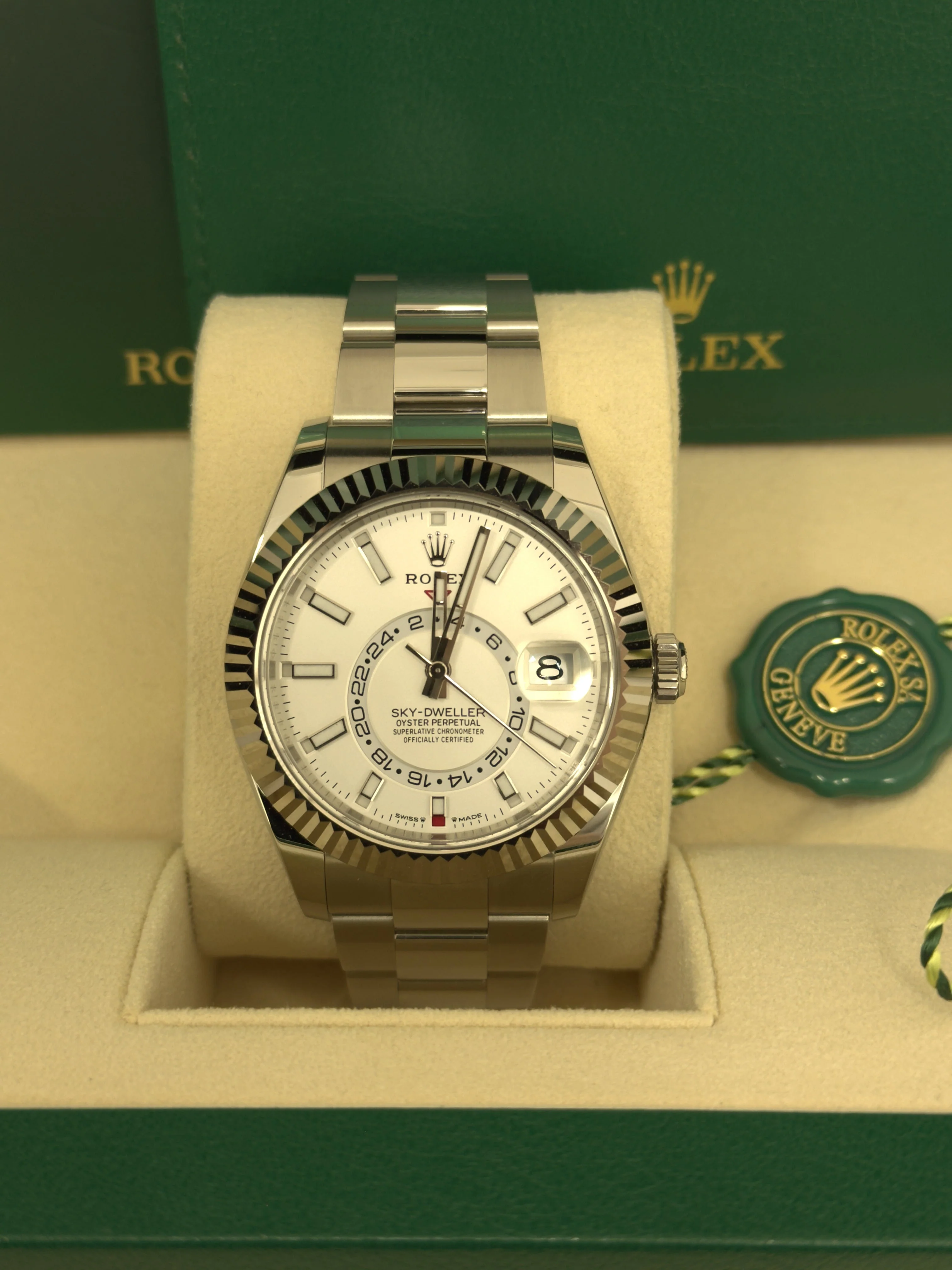 Rolex Sky-Dweller 42mm White Dial Oyster Bracelet 336934 – New 2025 / 2026 - Image 2