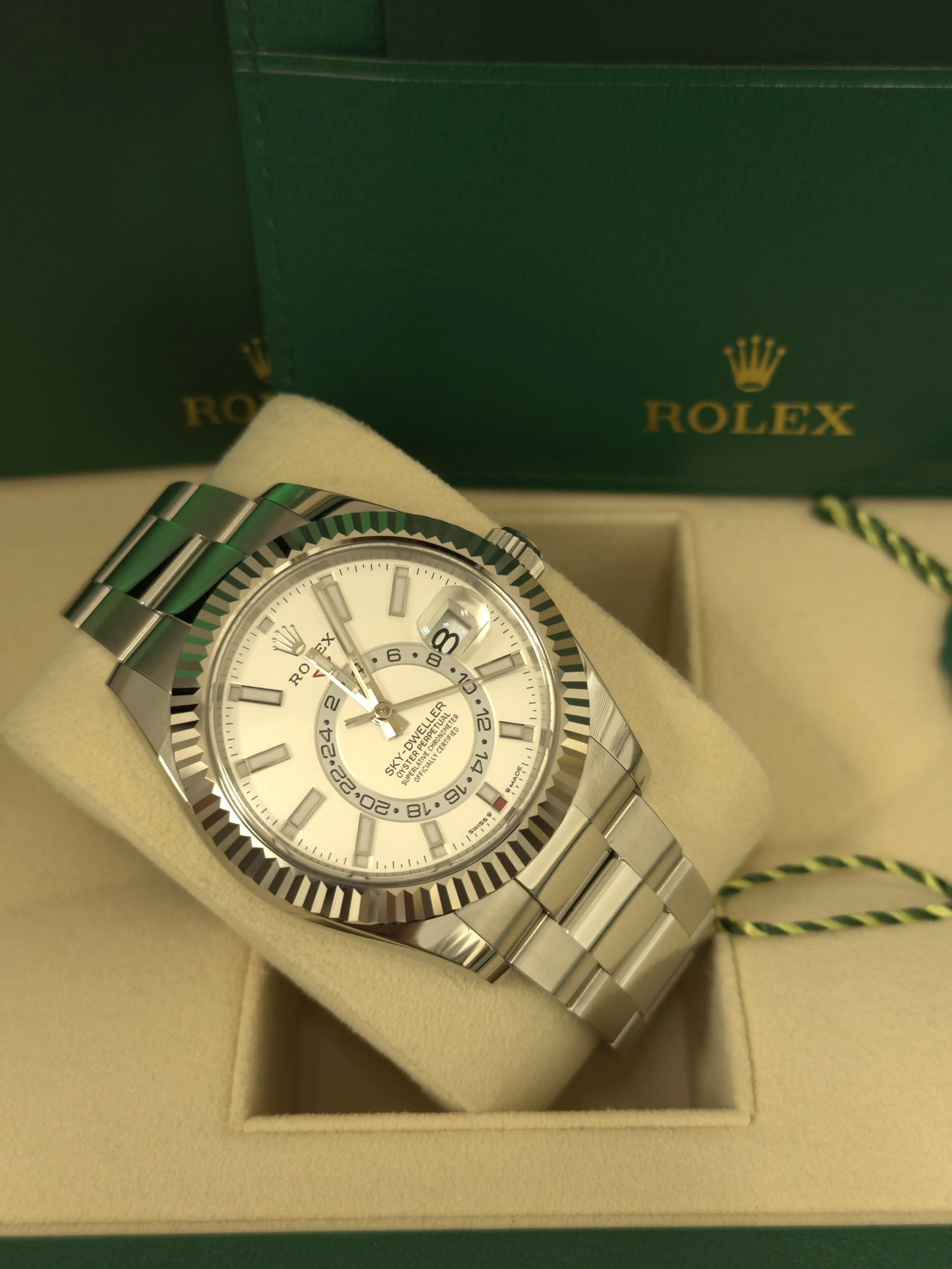 Rolex Sky-Dweller 42mm White Dial Oyster Bracelet 336934 – New 2025 / 2026 - Image 3