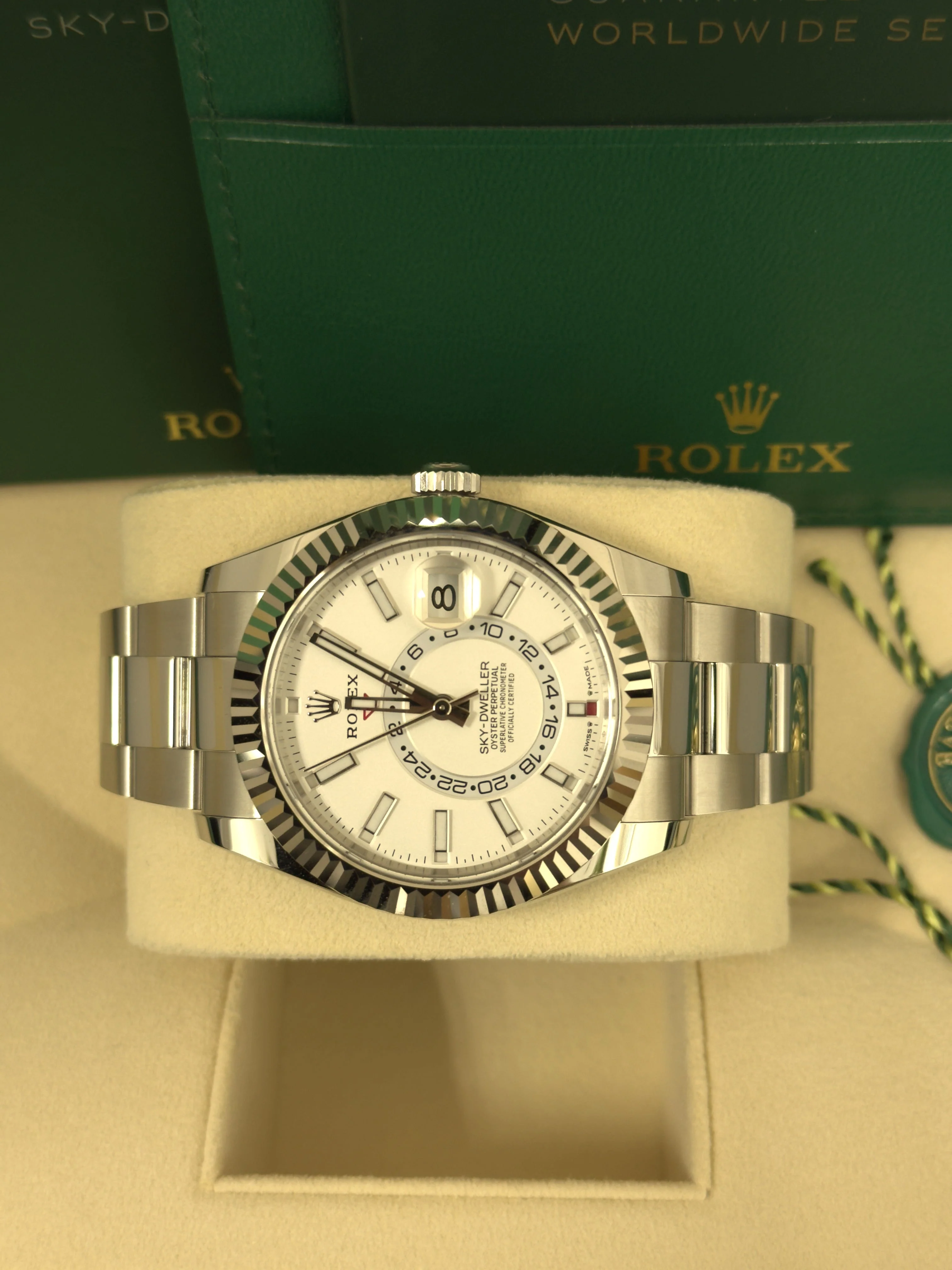 Rolex Sky-Dweller 42mm White Dial Oyster Bracelet 336934 – New 2025 / 2026 - Image 4