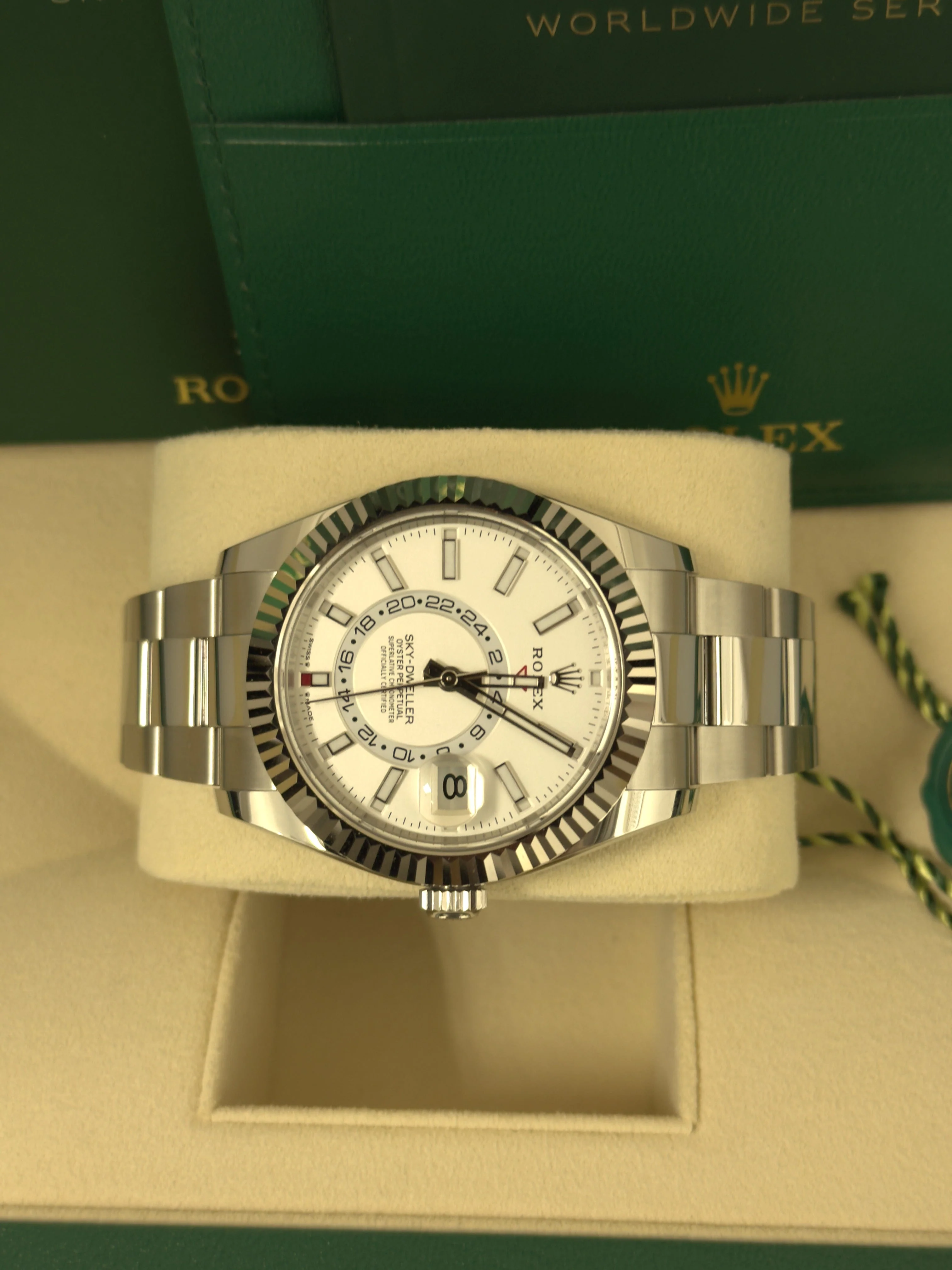 Rolex Sky-Dweller 42mm White Dial Oyster Bracelet 336934 – New 2025 / 2026 - Image 5