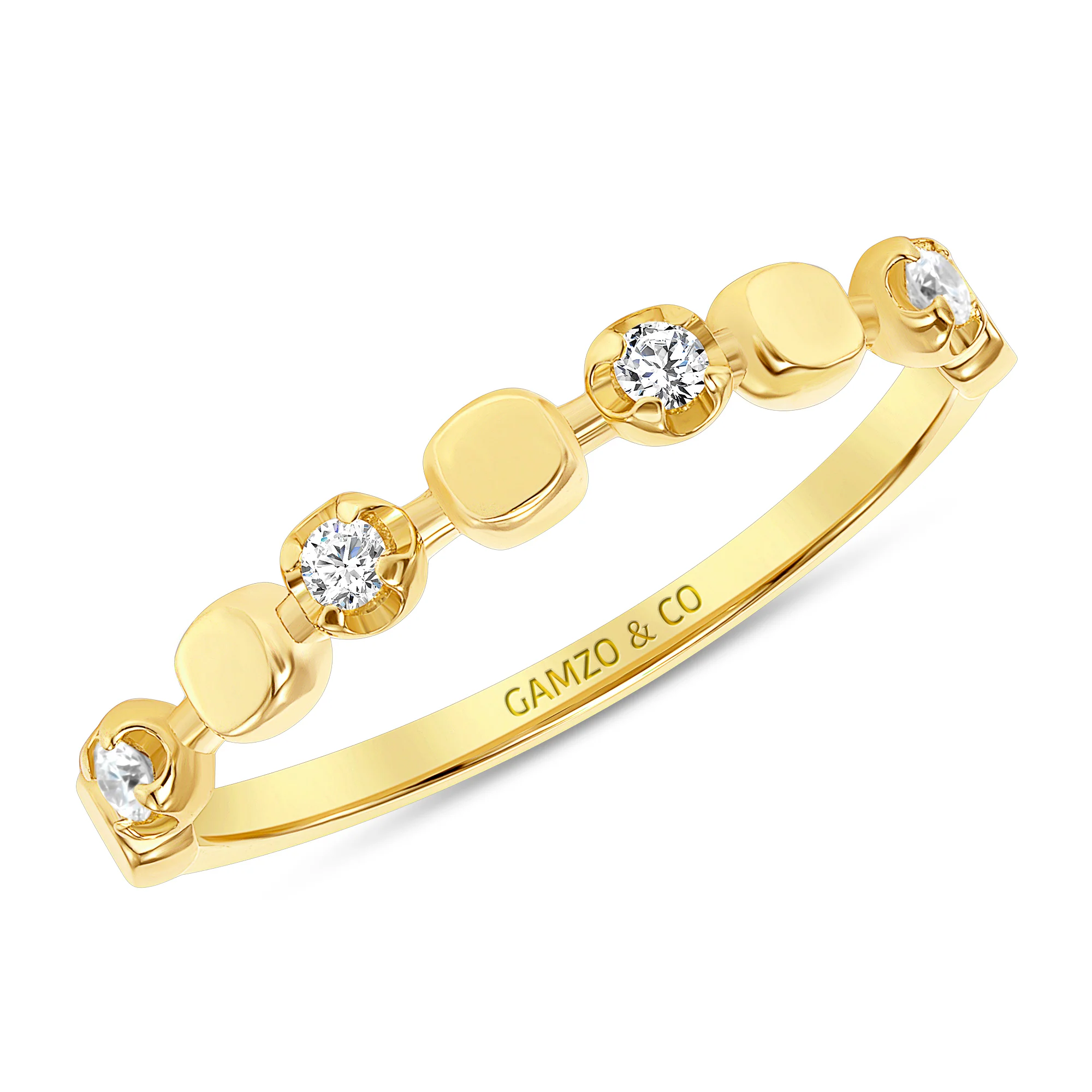 Round Diamond Illusion Set Fashion Ring - Image 2