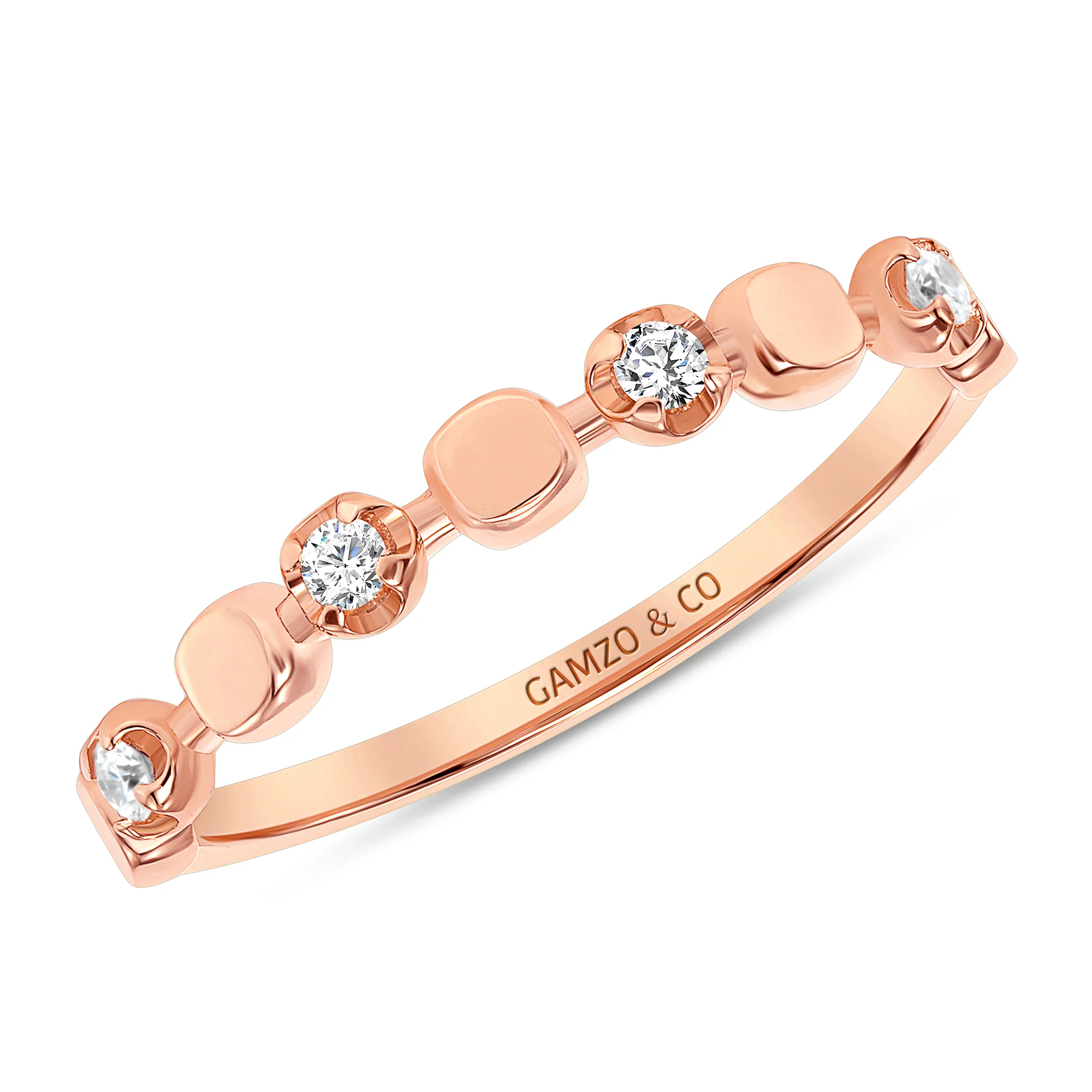 Round Diamond Illusion Set Fashion Ring - Image 3
