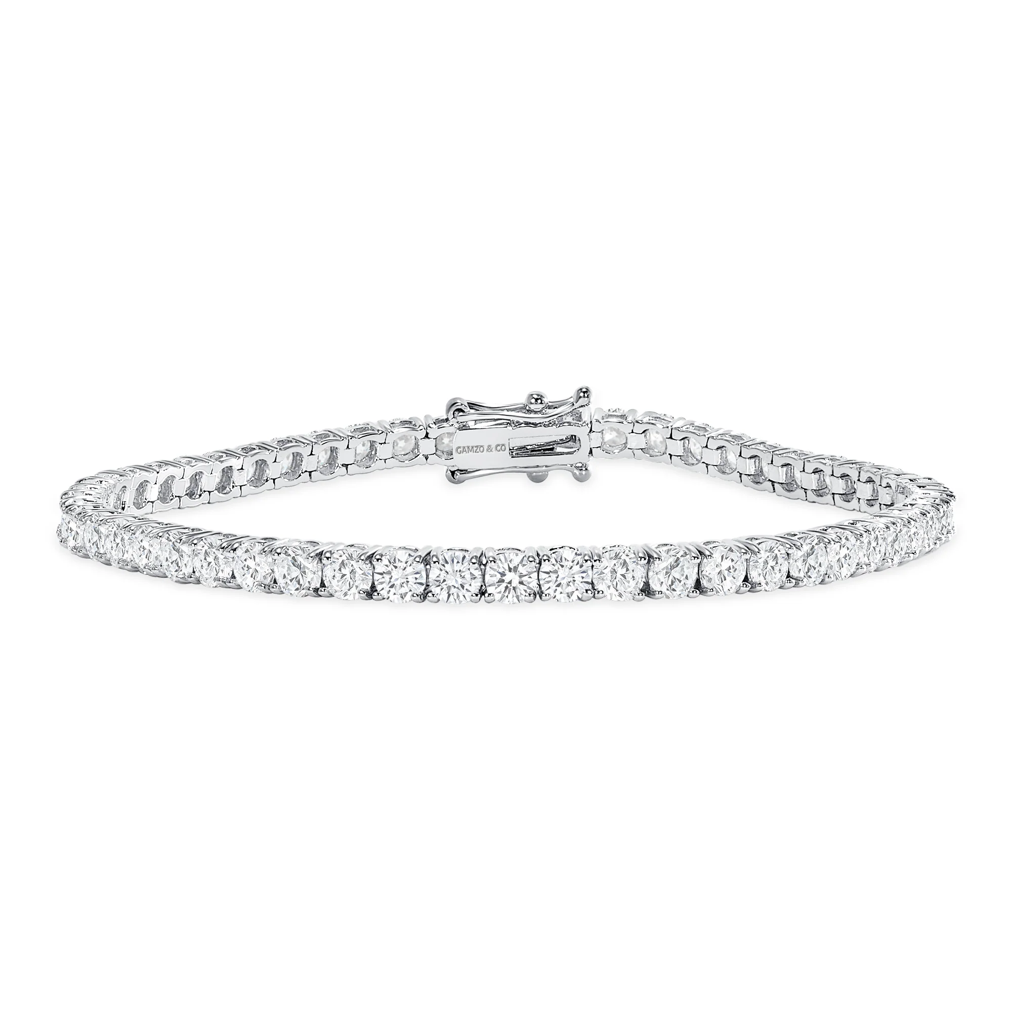 Diamond Tennis Bracelet - Natural Round Diamonds